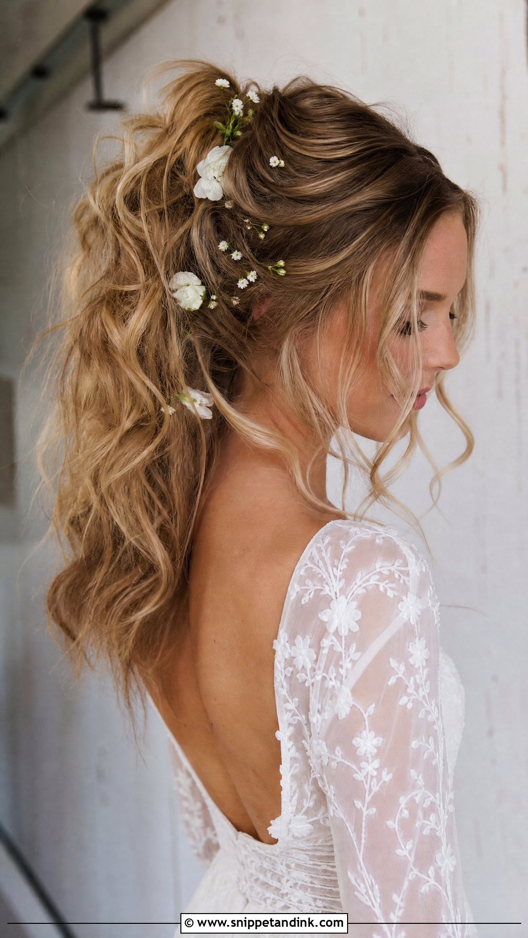 Textured High Ponytail for Wedding - Snippet and Ink - 20 High Ponytail Hairstyles for Wedding