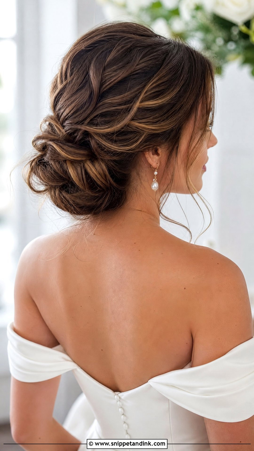 Textured Low Bride Bun - Snippet and Ink - 15 Bride Buns