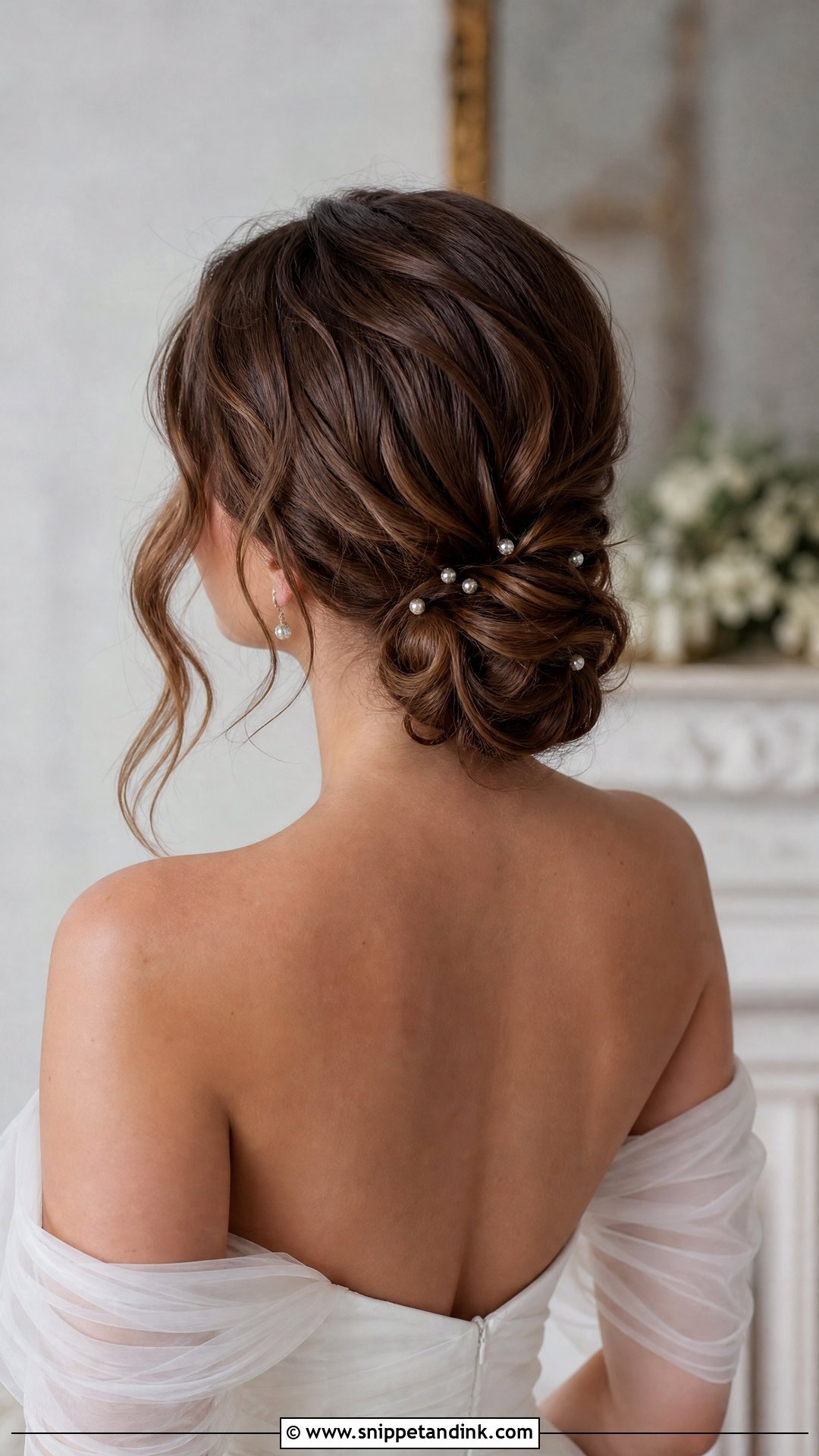 Textured Low Bun - Snippet and Ink - 20 Hair Updo for Wedding Ideas