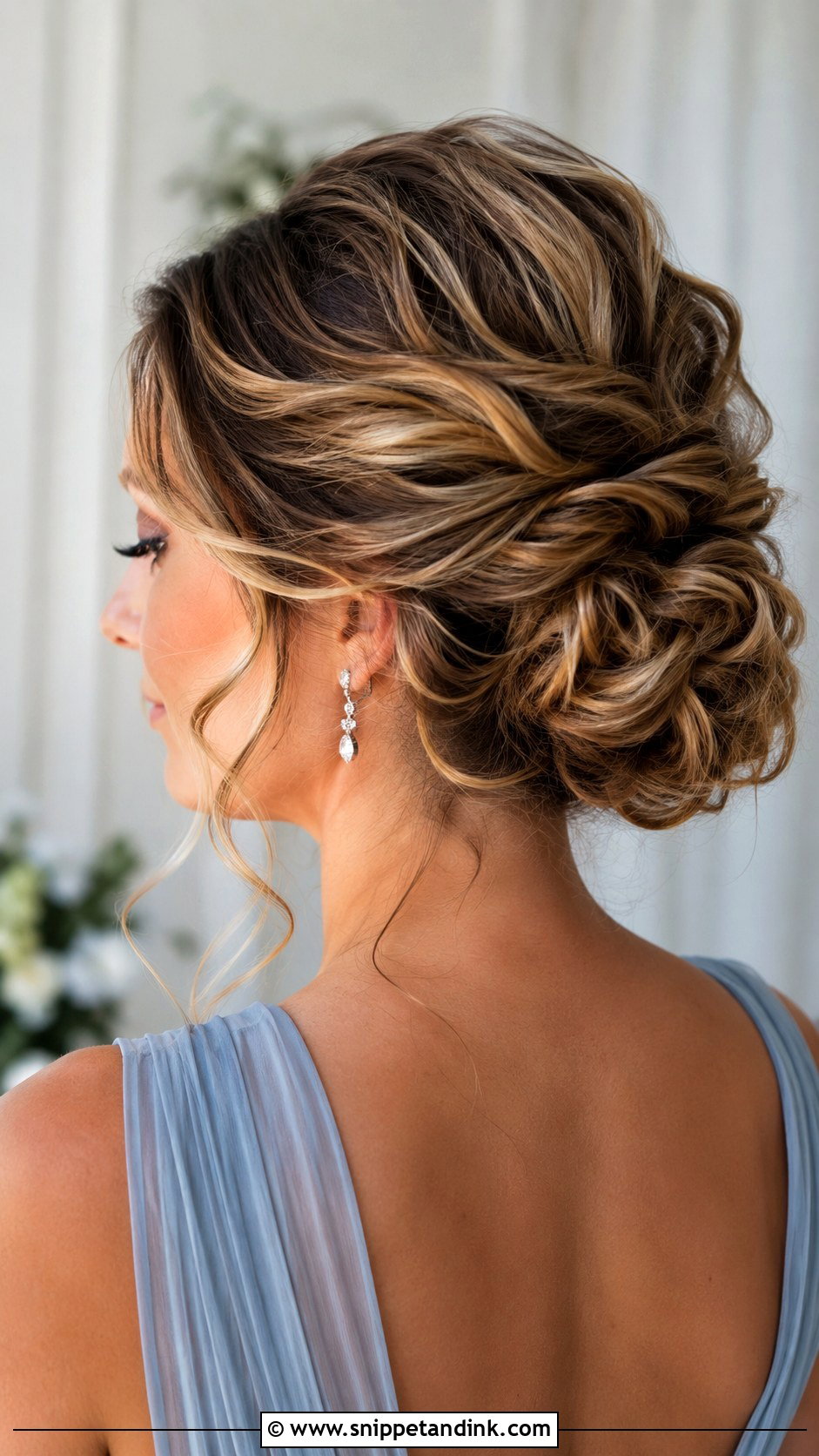 Textured Low Bun Bridesmaid Hair - Snippet and Ink - 20 Bridesmaid Hair Low Bun Ideas