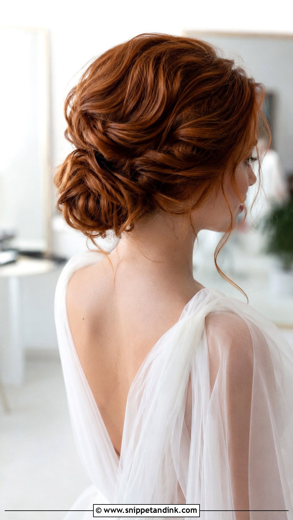 Textured Low Bun Wedding Updo - Snippet and Ink - 20 Classy Elegant Updo Wedding Hairstyles