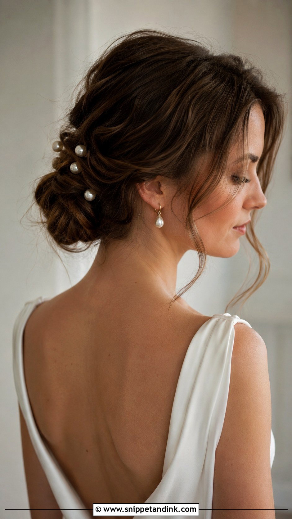 Textured Low Bun Wedding Updo - Snippet and Ink - 20 Wedding Bride Updo Hairstyles