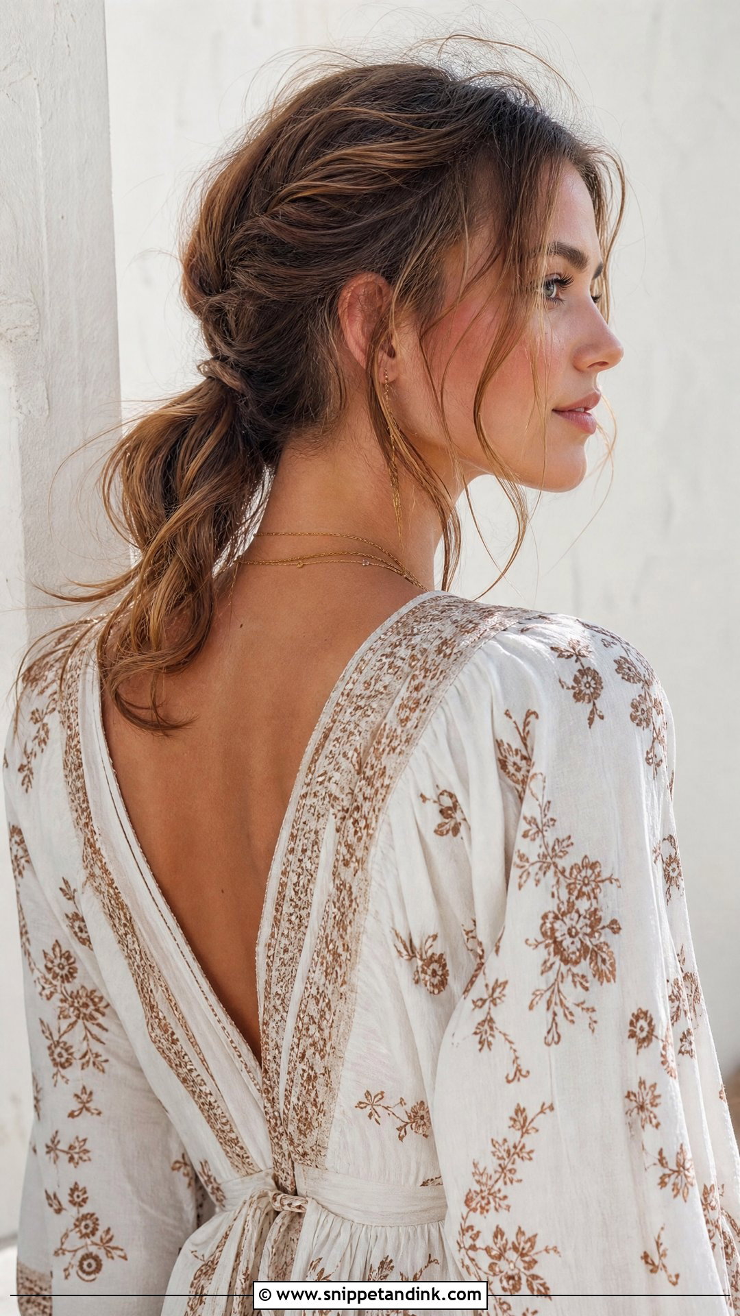 Textured Low Ponytail - Snippet and Ink - 20 Ponytail Hairstyles for Wedding Guest