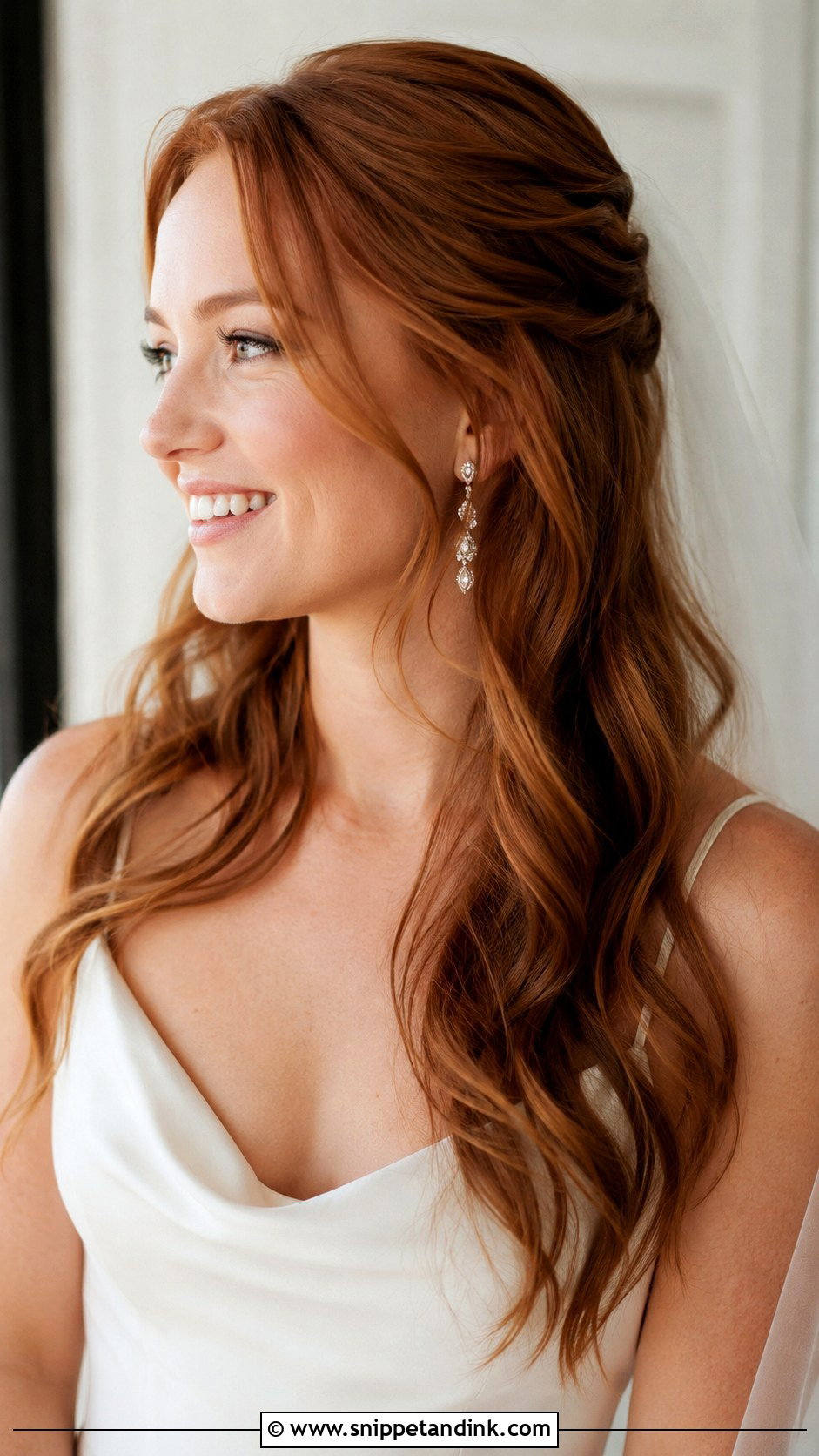 Textured Low Ponytail Wedding Hairstyle - Snippet and Ink - 15 Stylish Hairstyles for Wedding