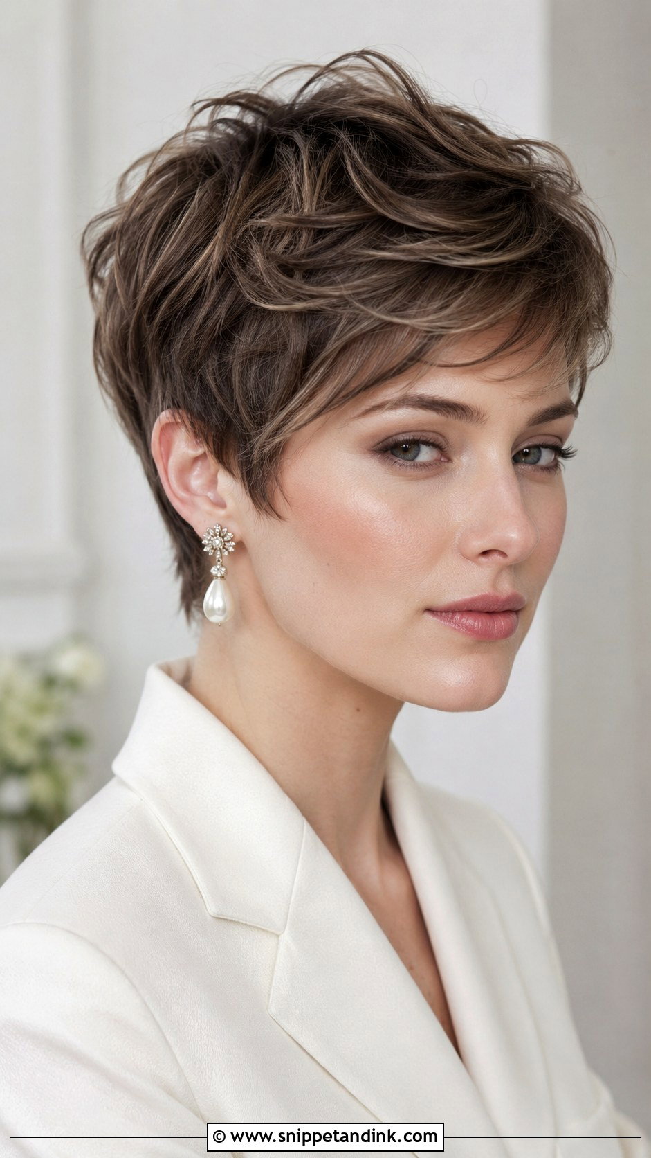 Textured Pixie Style - Snippet and Ink - 20 Bridal Guest Hairstyles