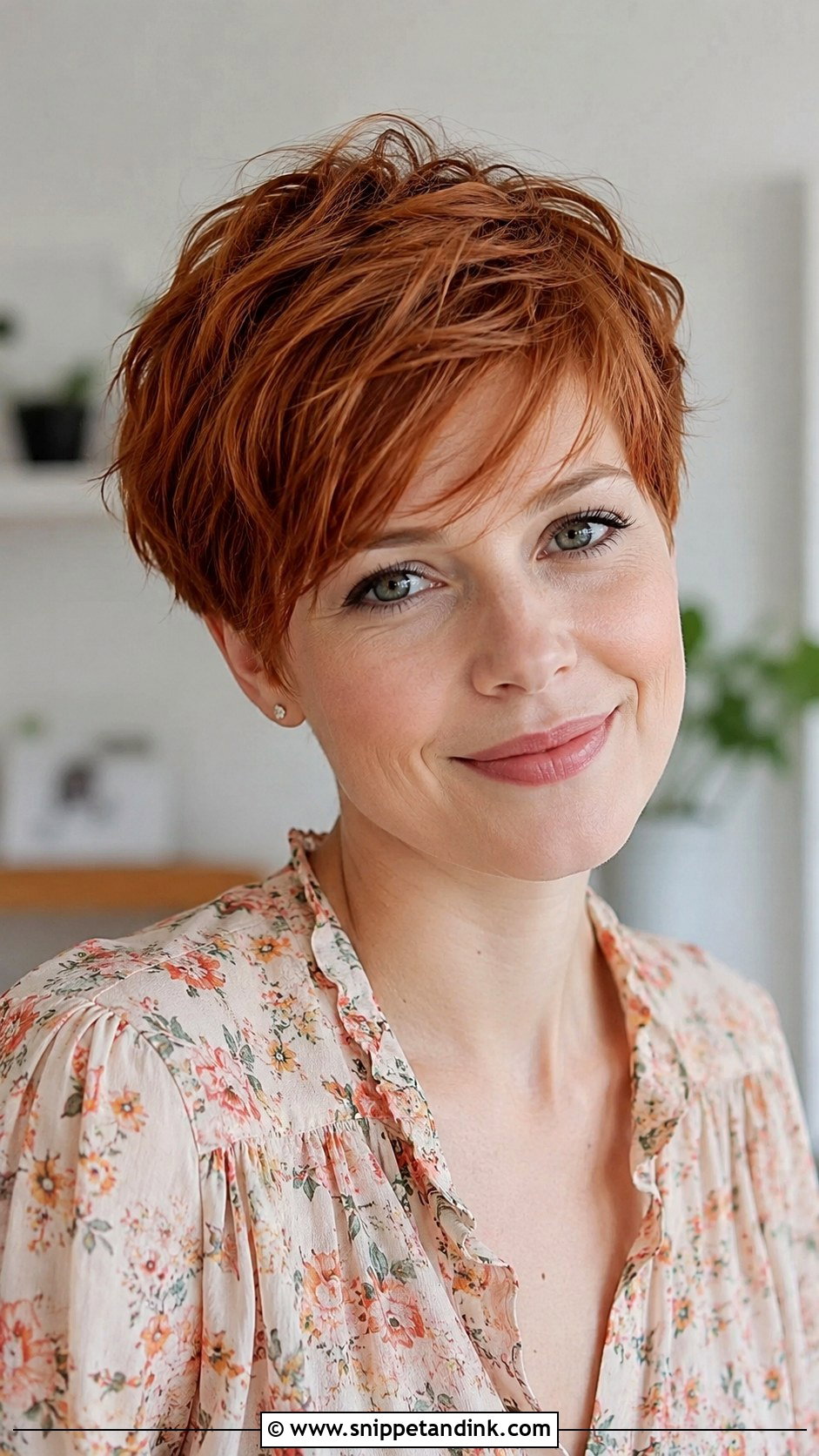 Textured Pixie With Side Swept Bangs - Snippet and Ink - 30 Short Hair Wedding Guest Styles