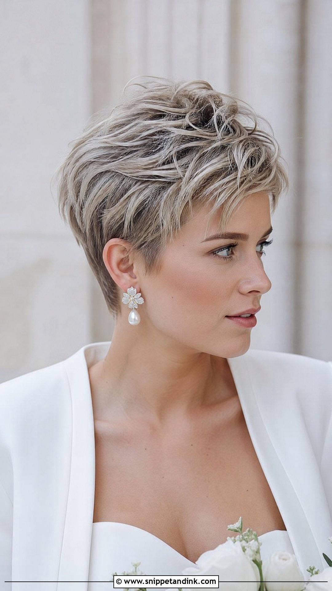 Textured Pixie for Fine Hair - Snippet and Ink - 20 Wedding Guest Hair for Fine Hair Ideas
