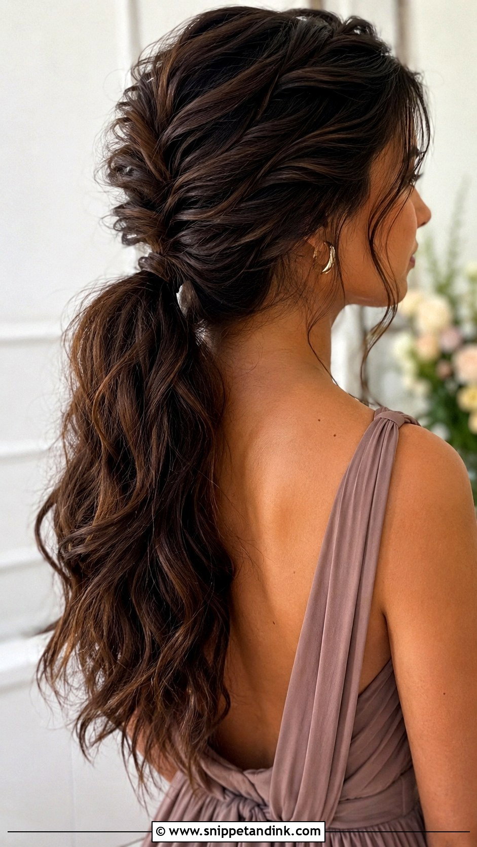 Textured Ponytail Bridesmaid Hair - Snippet and Ink - 30 Simple Bridesmaid Hair Ideas