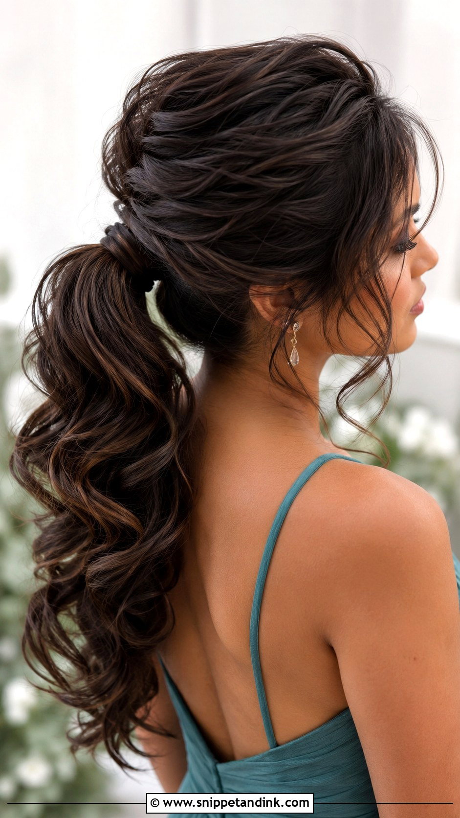 Textured Ponytail Bridesmaid Hairstyle - Snippet and Ink - 20 Hairstyles for a Wedding Bridesmaid