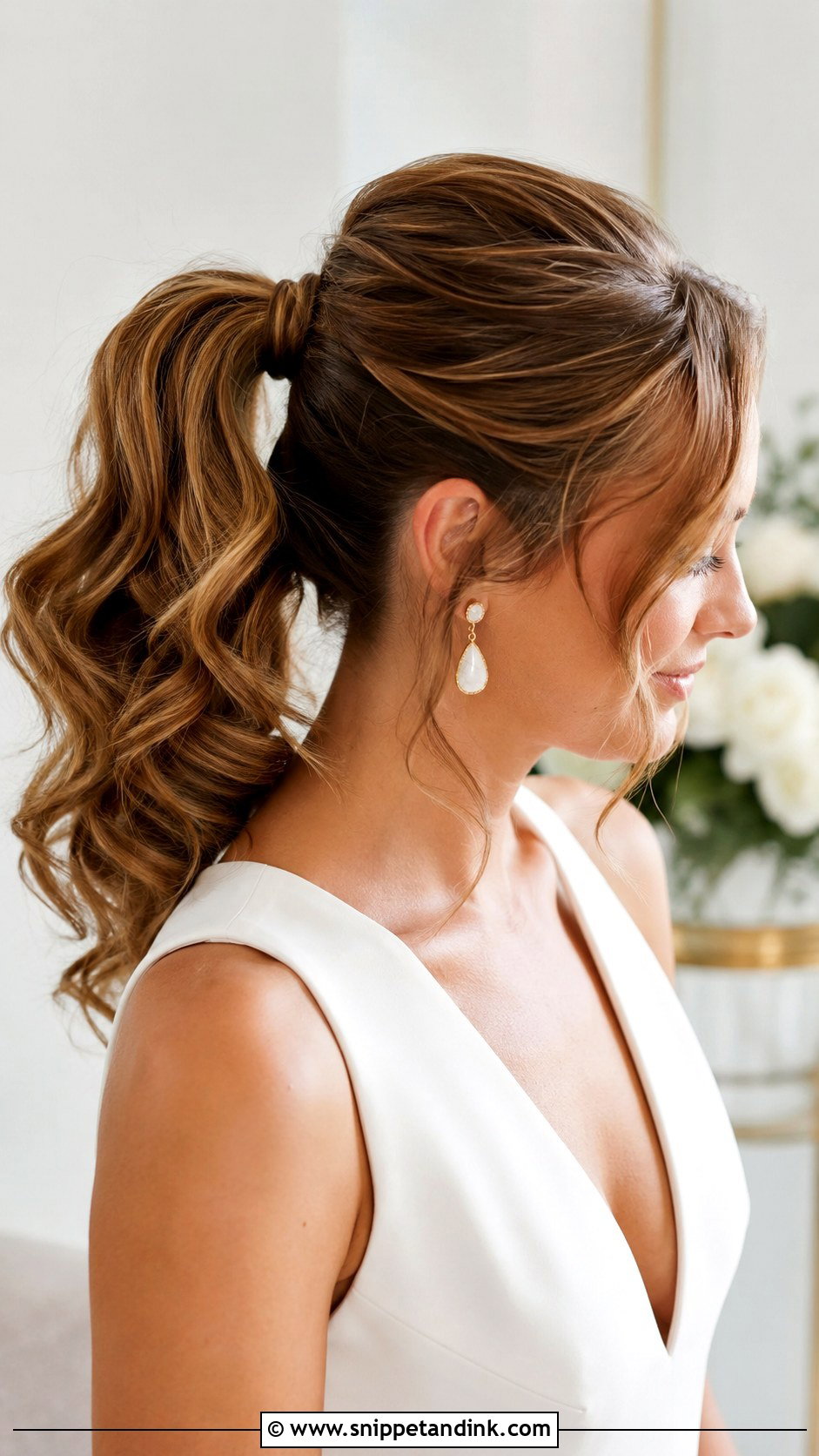 Textured Ponytail Wedding Hairstyle - Snippet and Ink - 15 Wedding Hairstyles Volume