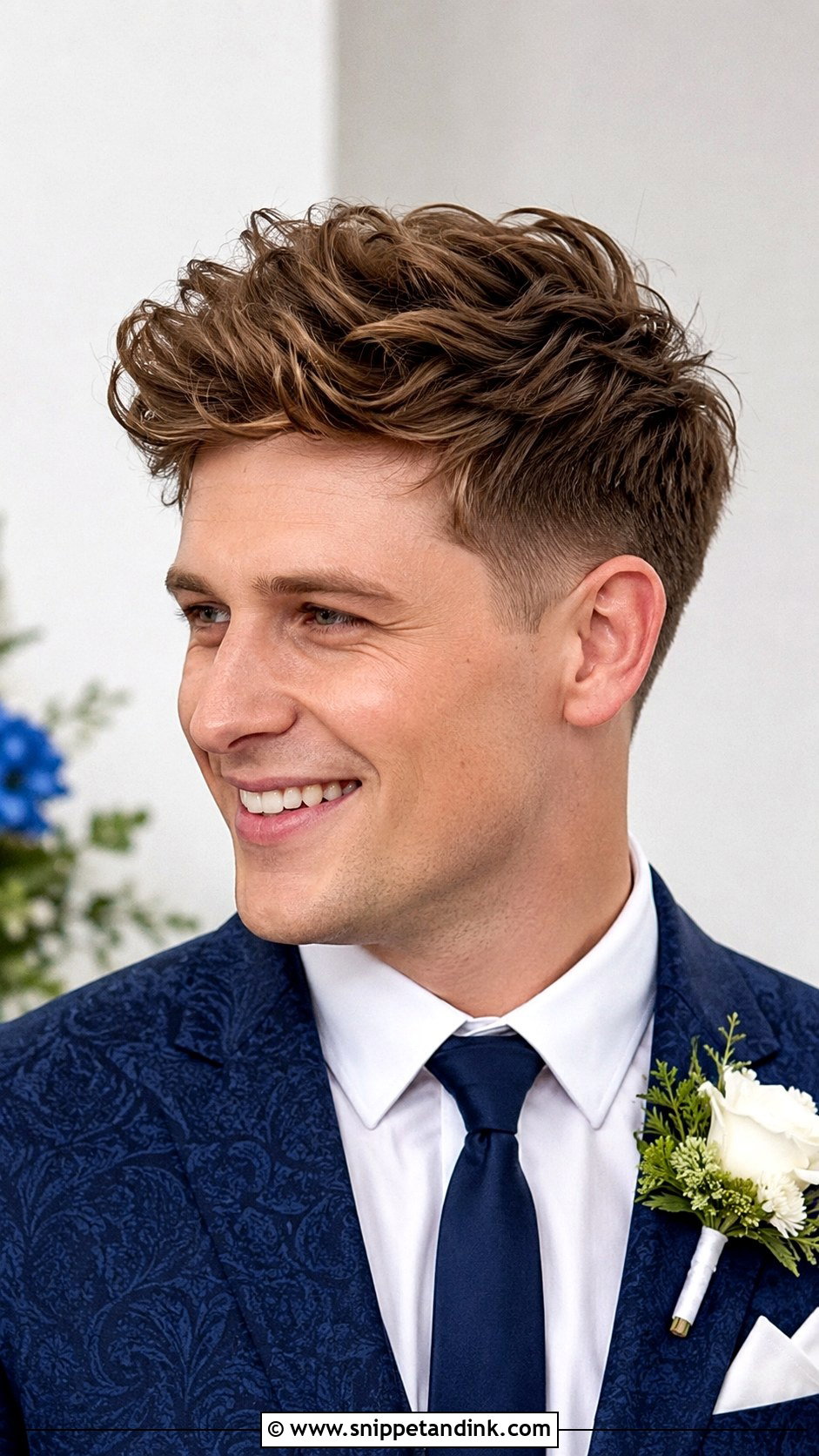 Textured Quiff Haircut - Snippet and Ink - 25 Groom Haircut Ideas