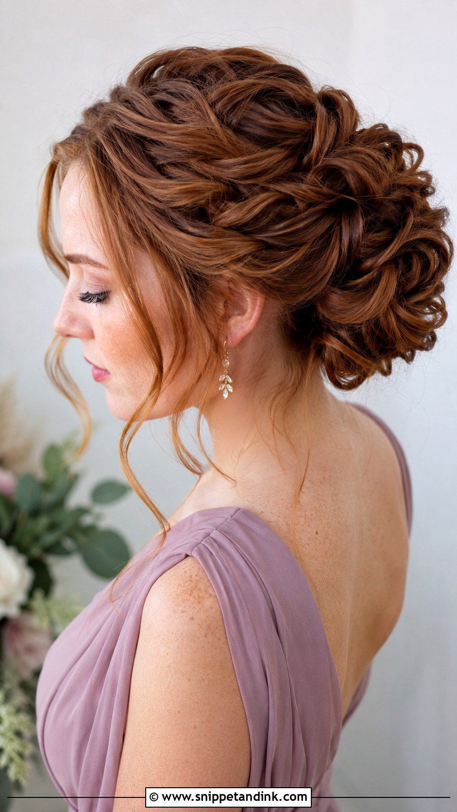 Textured Updo Bridesmaid Hairstyle - Snippet and Ink - 30 Hairstyles for Weddings Bridesmaid