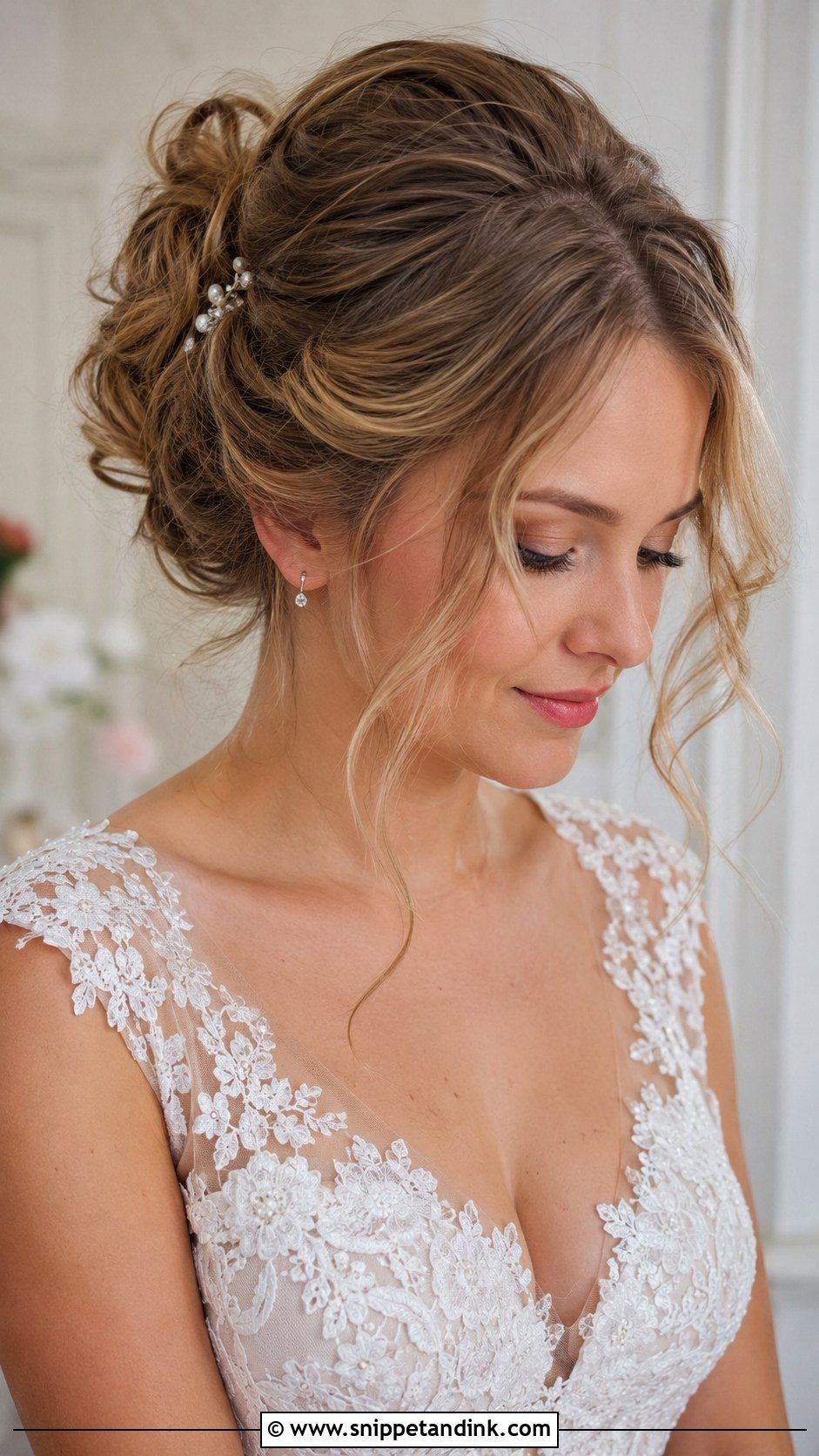 Textured Updo For Fine Hair - Snippet and Ink - 20 Bridal Hair Fine Hair Ideas