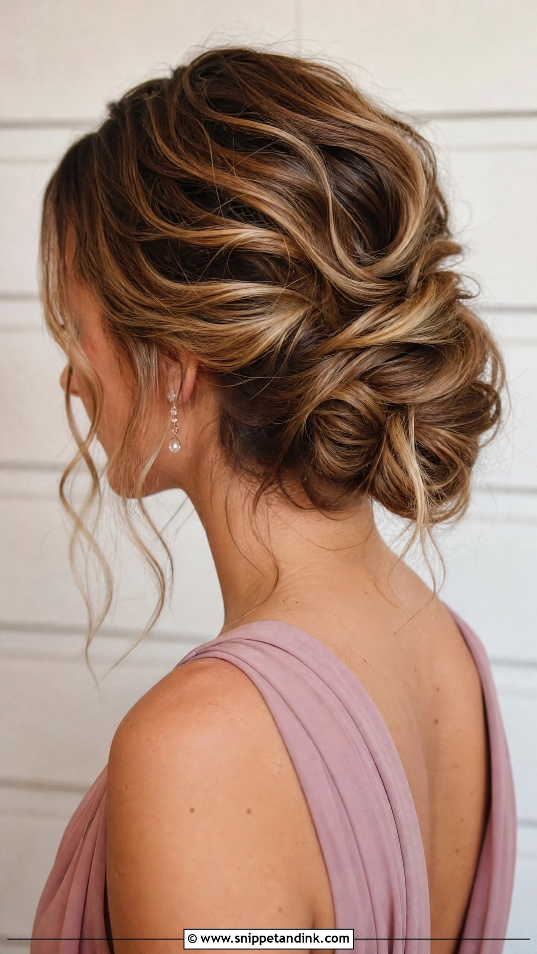 Textured Updo For Medium Hair Wedding - Snippet and Ink - 20 Simple Updos for Medium Hair Wedding