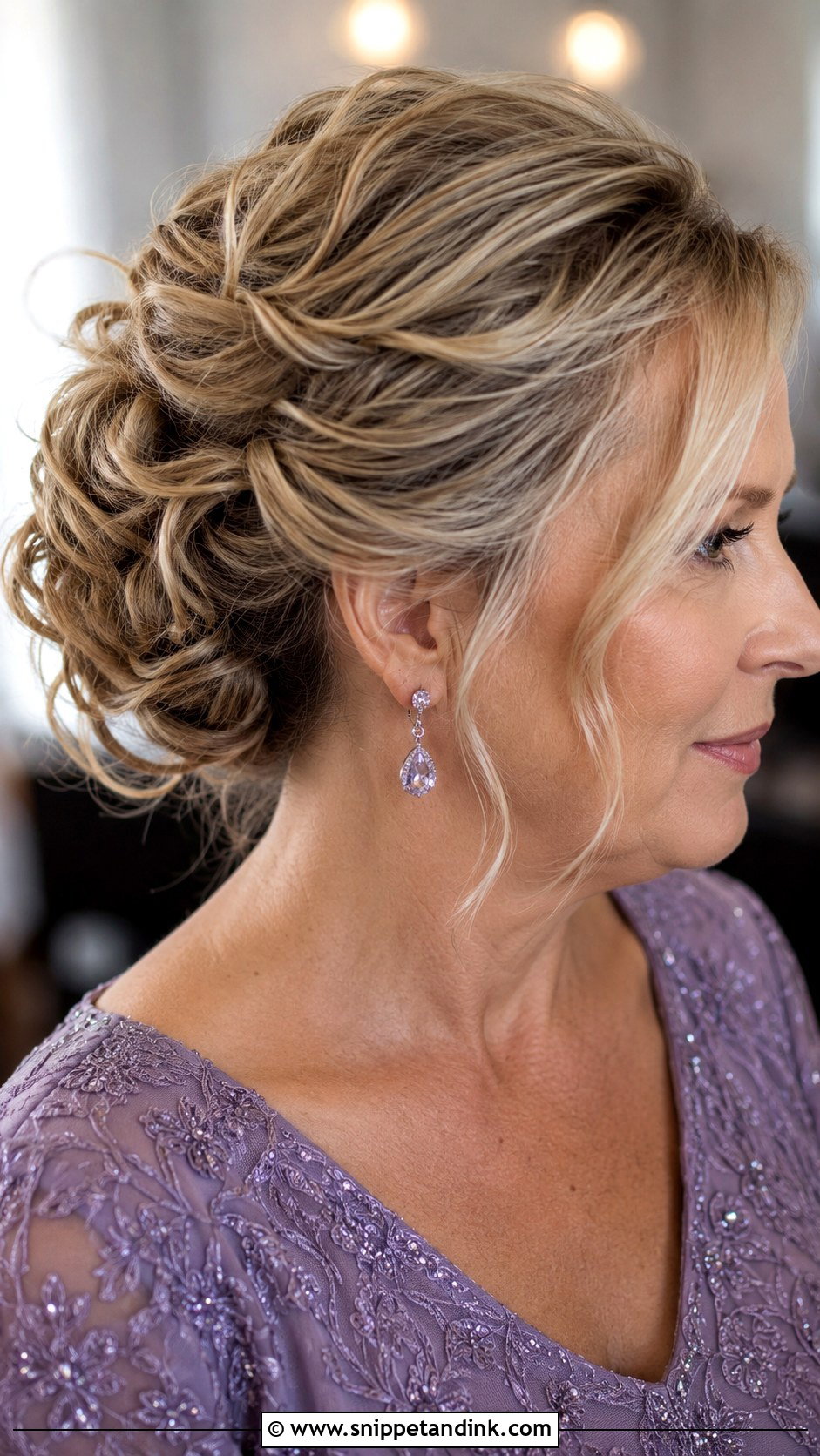 Textured Updo For Mom - Snippet and Ink - 15 Mom Updos for Wedding