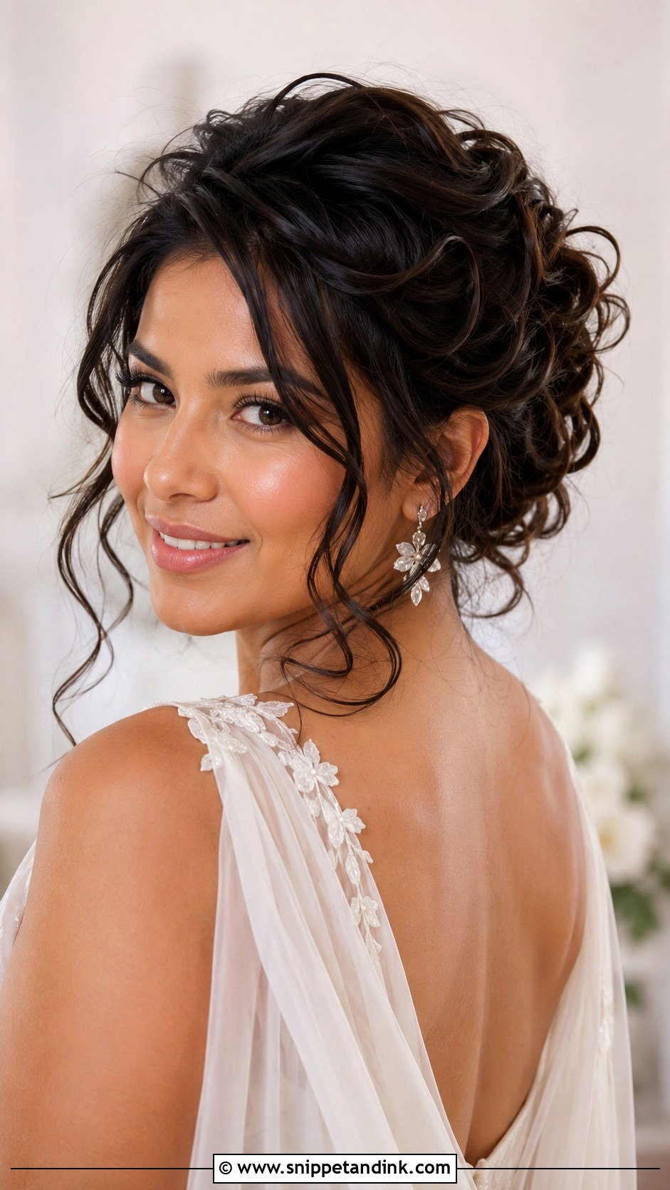 Textured Updo Wedding Hair - Snippet and Ink - 15 Hair to Wedding Ideas