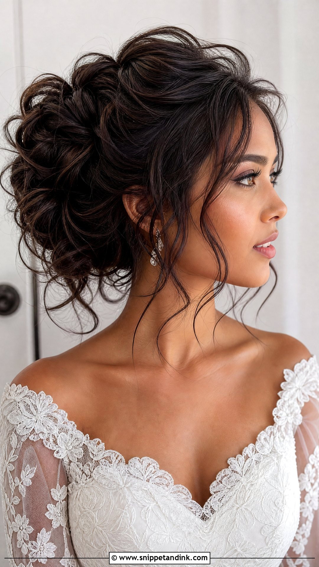 Textured Updo Wedding Hair - Snippet and Ink - 20 Wedding Hair Volume Ideas