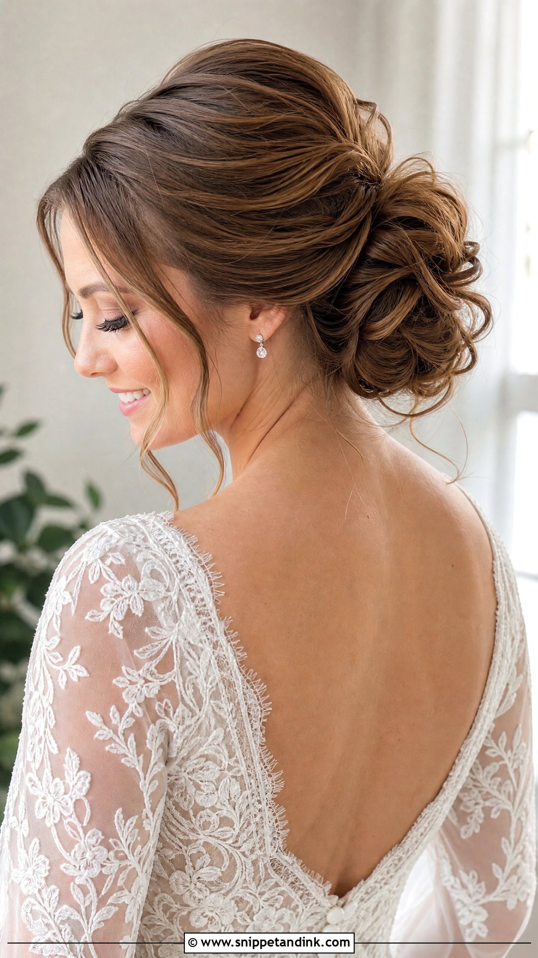 Textured Updo Wedding Hair - Snippet and Ink - 15 Elegant Hair for Wedding Ideas