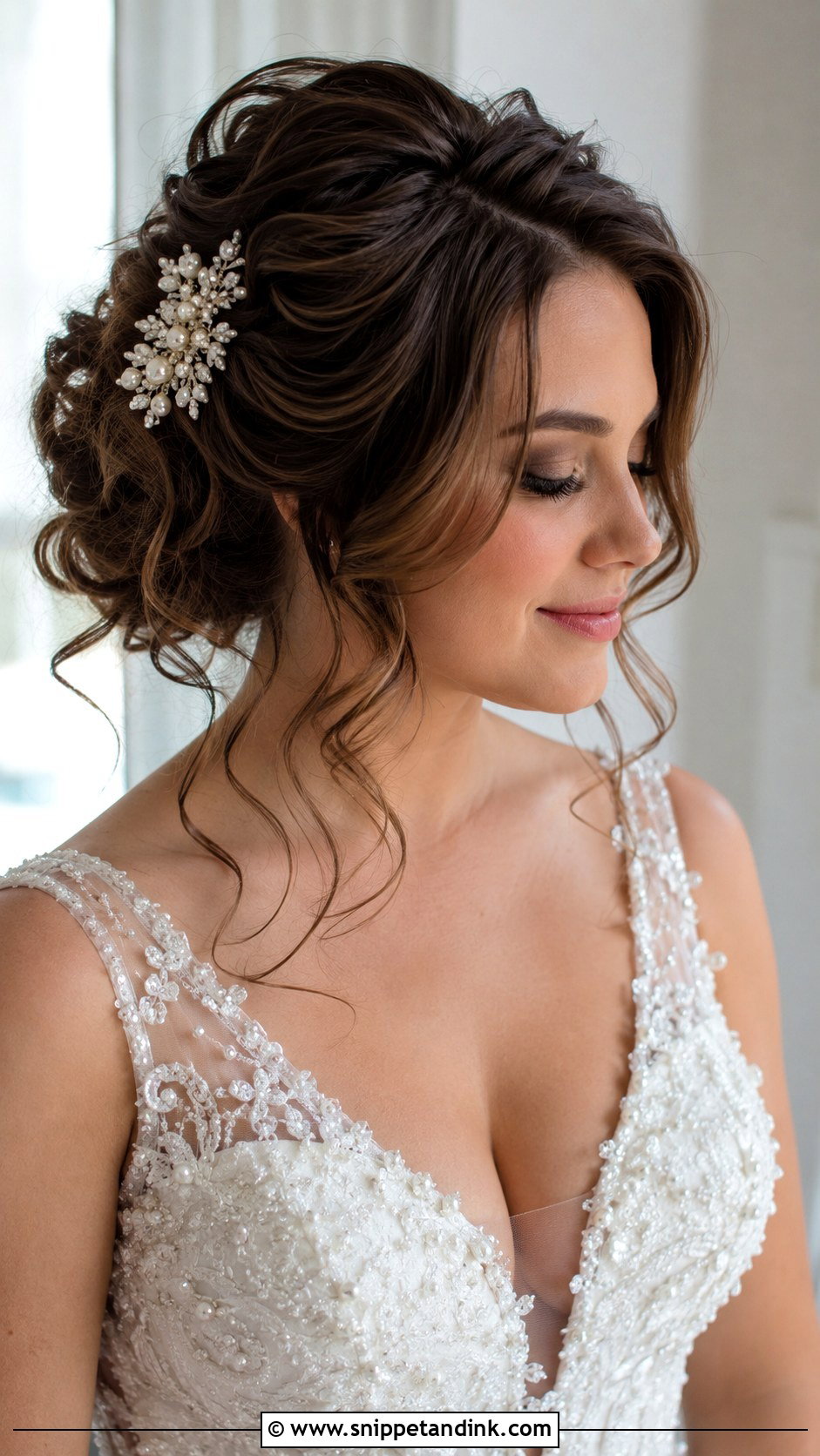 Textured Updo Wedding Hairdo For Round Face - Snippet and Ink - 15 Hairdo for Round Face Wedding Ideas