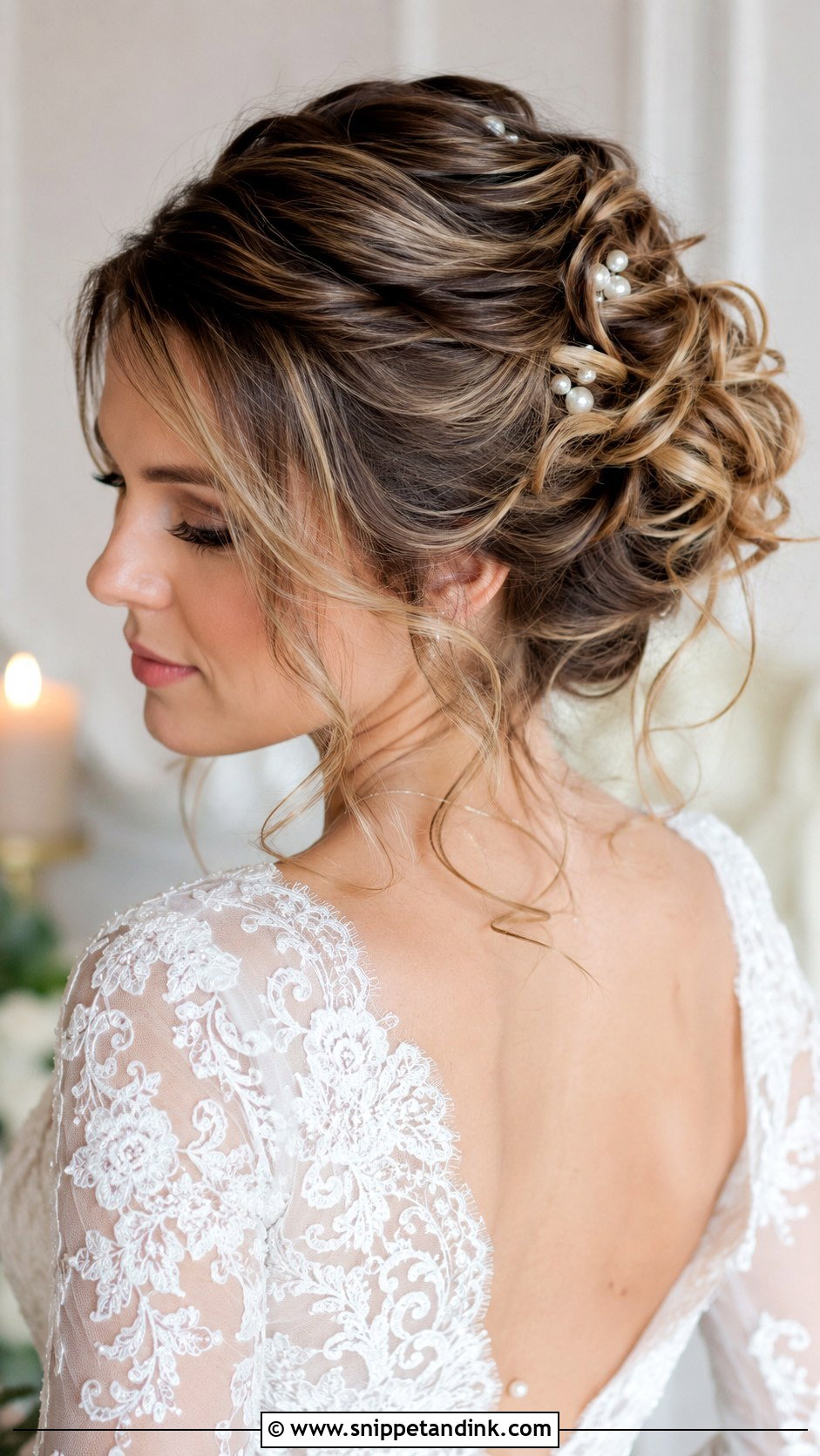Textured Updo Wedding Hairstyle - Snippet and Ink - 25 Wedding Day Hairstyles