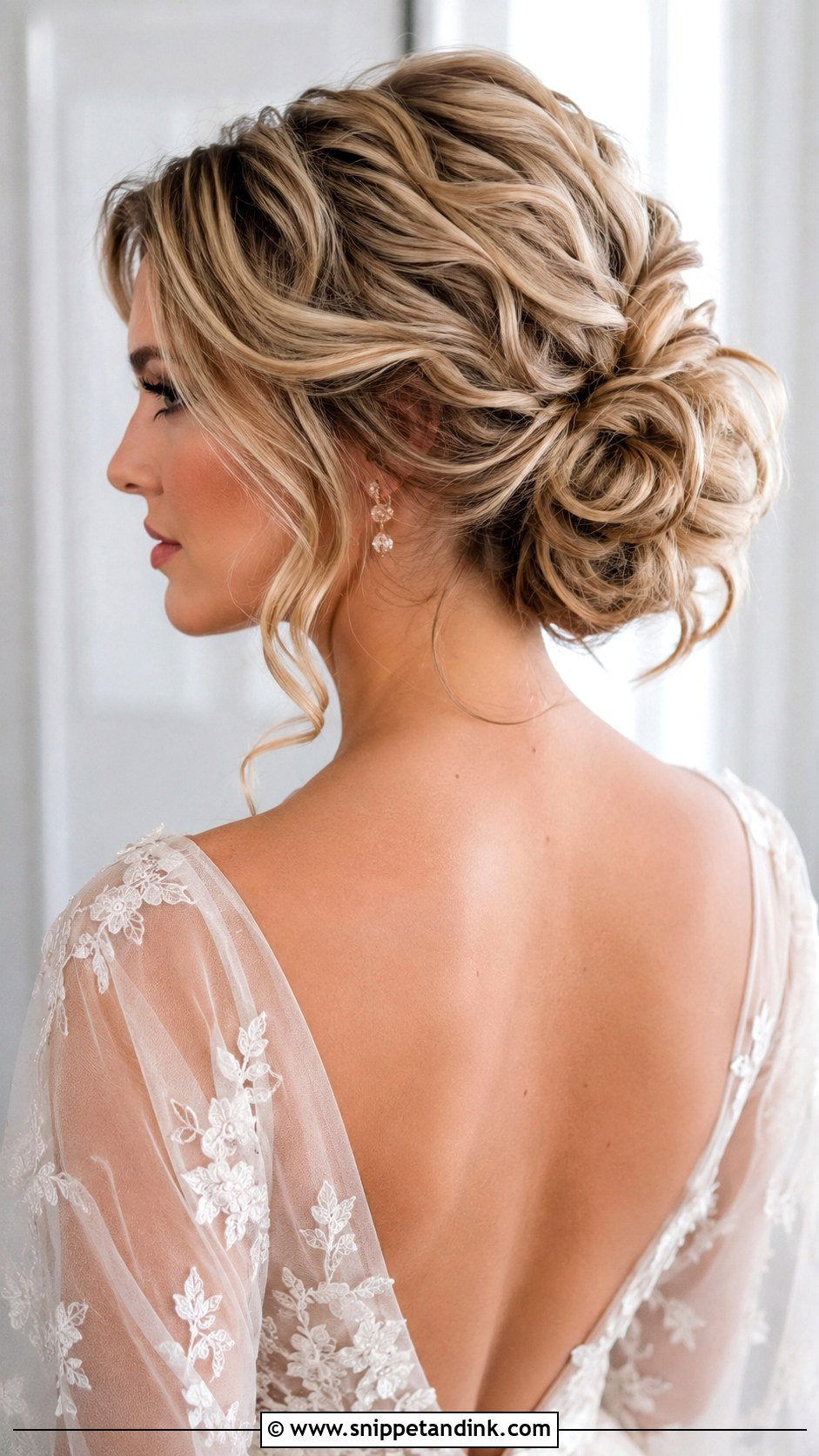 Textured Updo Wedding Hairstyle - Snippet and Ink - 15 Luxury Wedding Hairstyles