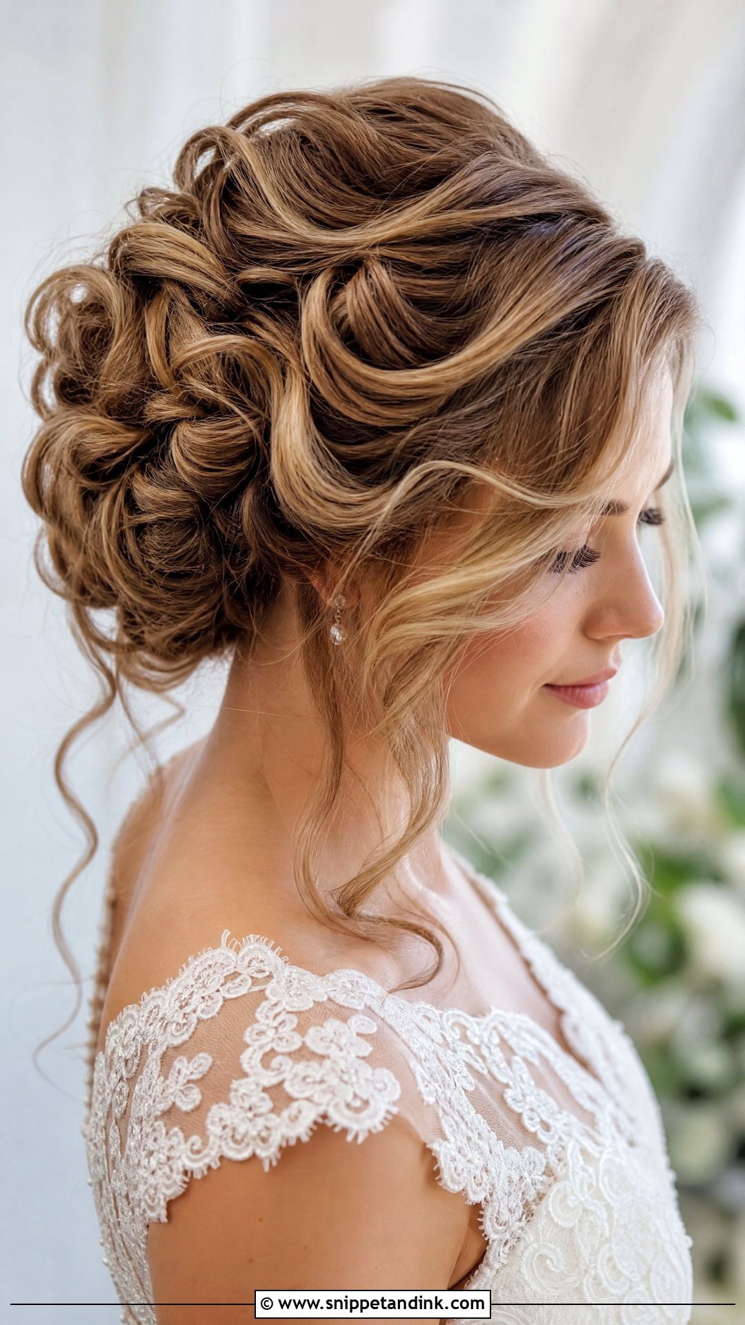 Textured Updo Wedding Hairstyle - Snippet and Ink - 15 All Up Wedding Hairstyles
