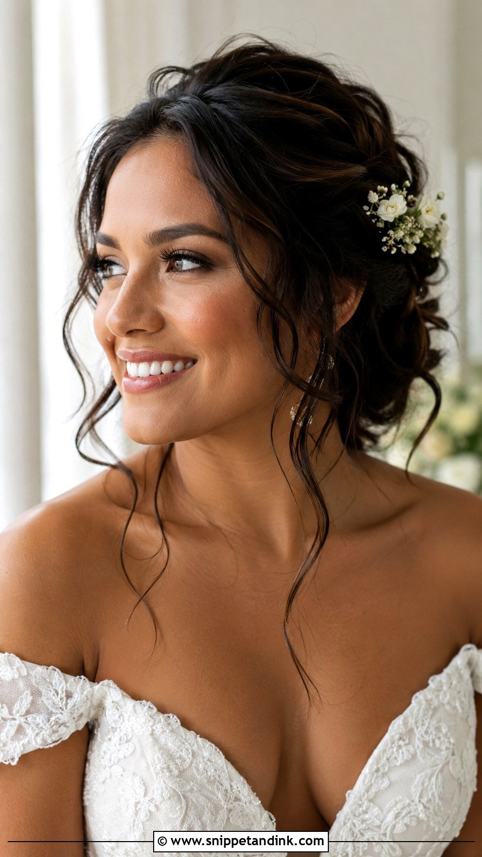 Textured Updo With Face Framing Pieces - Snippet and Ink - 20 Hair Up for Wedding Ideas