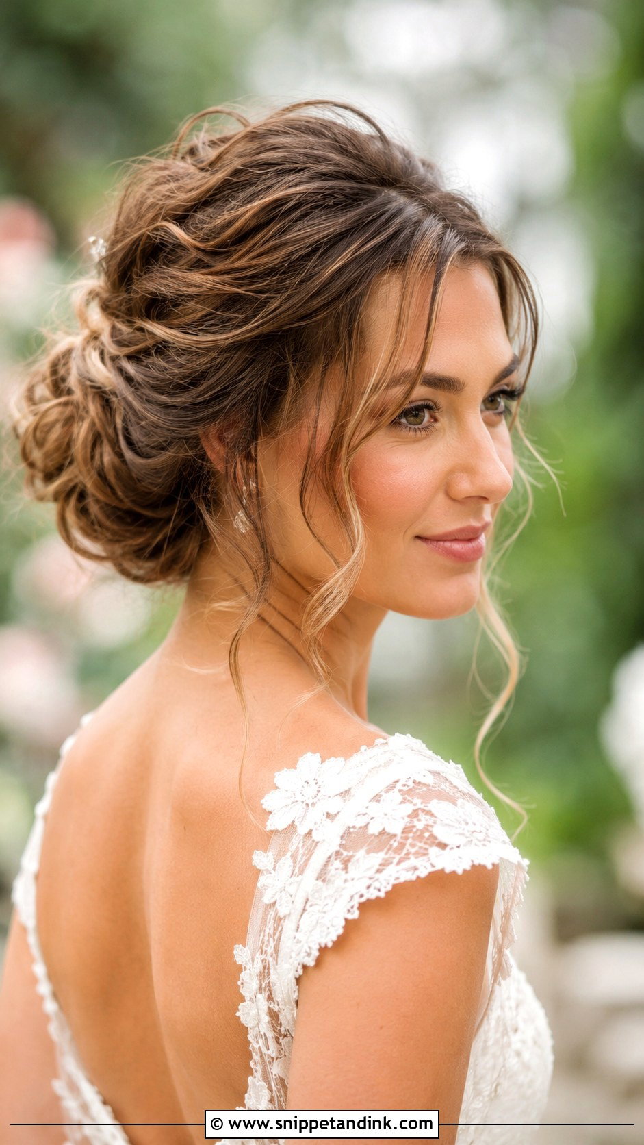 Textured Updo With Tendrils - Snippet and Ink - 30 Brautfrisur Hochgesteckt Ideas