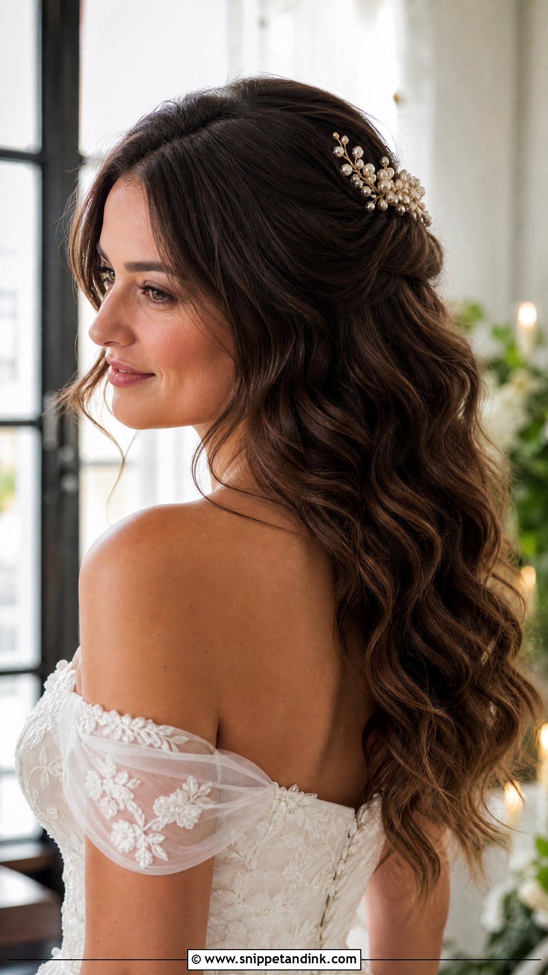 Textured Waves for Medium Length Hair - Snippet and Ink - 20 Wedding Hair for Medium Hair Ideas