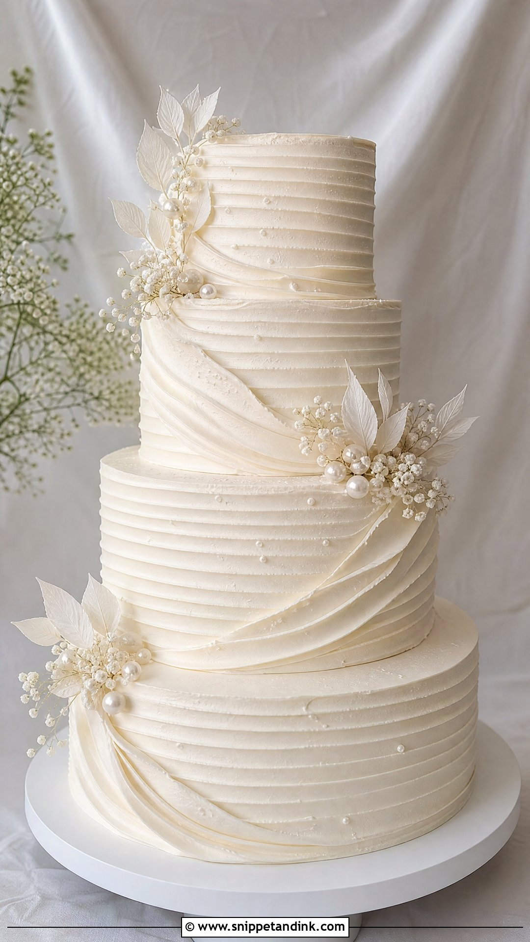 Textured Wedding Cake - Snippet and Ink - 20 Wedding Cake 2025