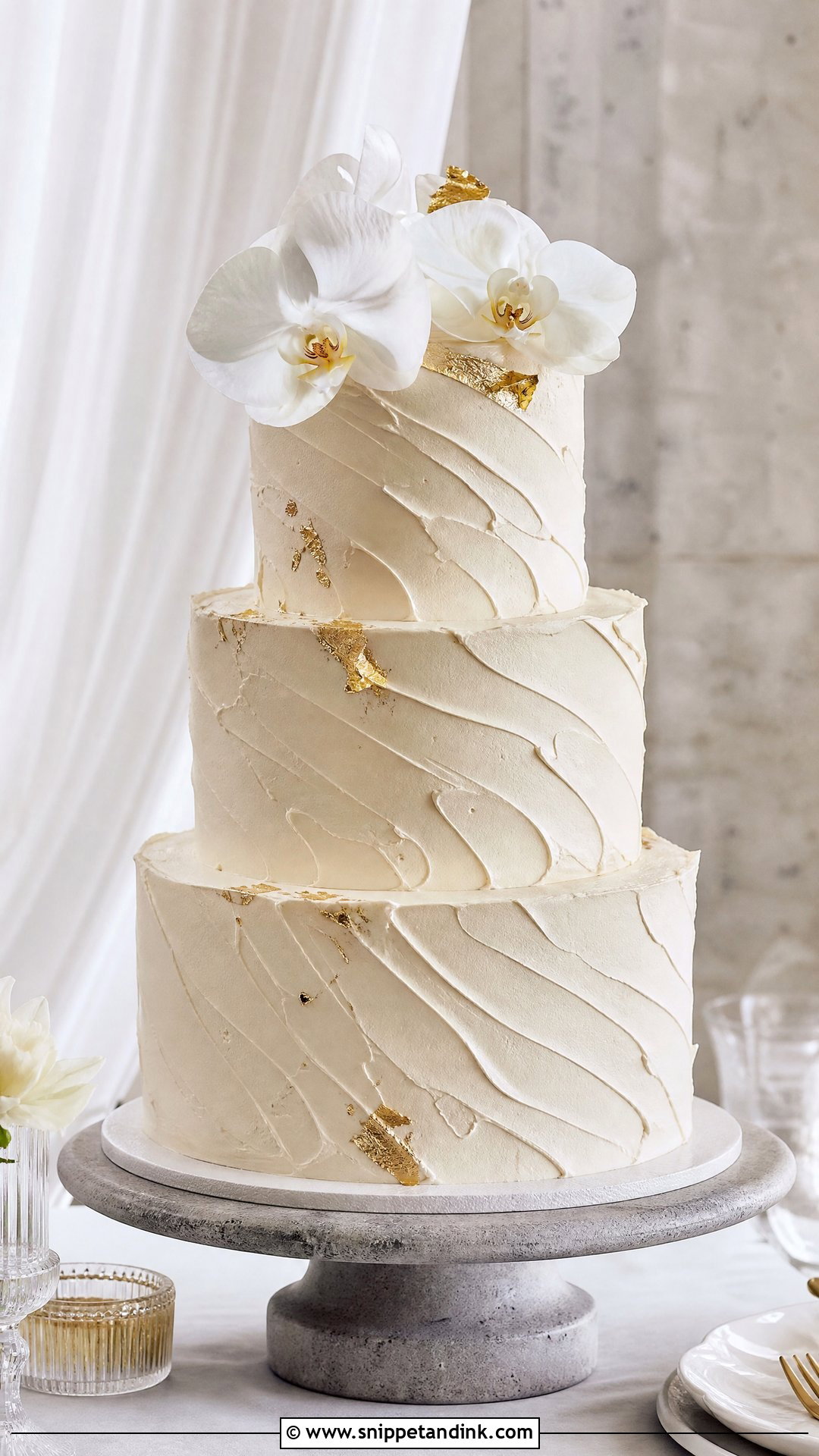 Textured Wedding Cake - Snippet and Ink - 30 Aesthetic Cake Inspo Ideas for Wedding