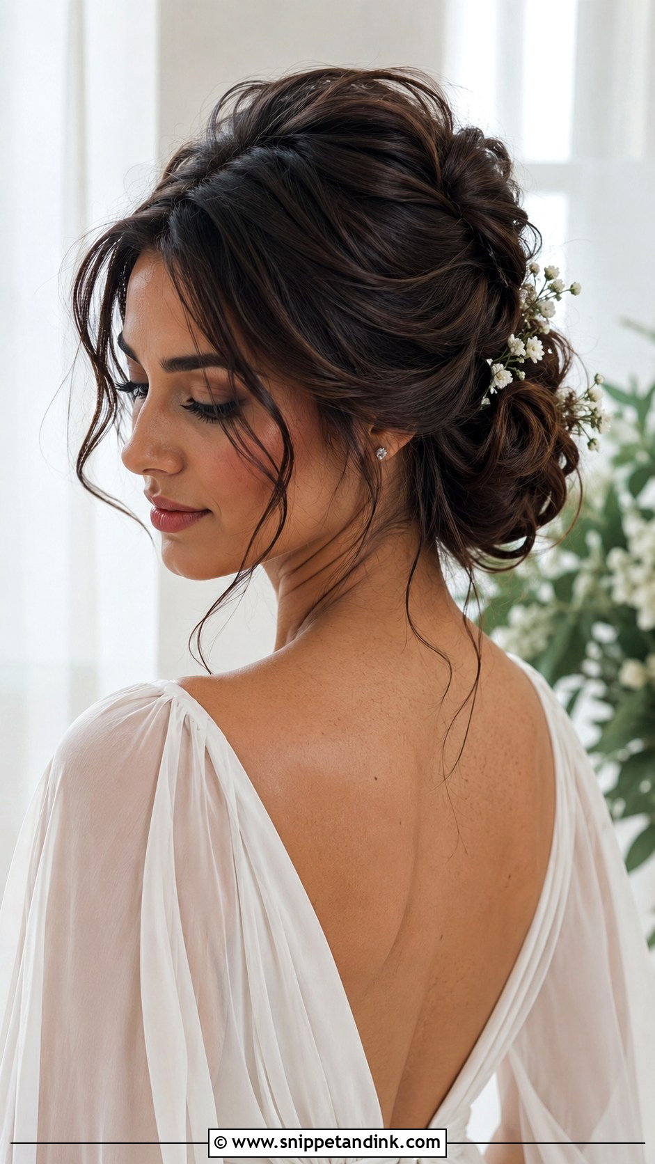 Textured Wedding Updo For Long Hair - Snippet and Ink - 20 Long Hair Wedding Updo Ideas