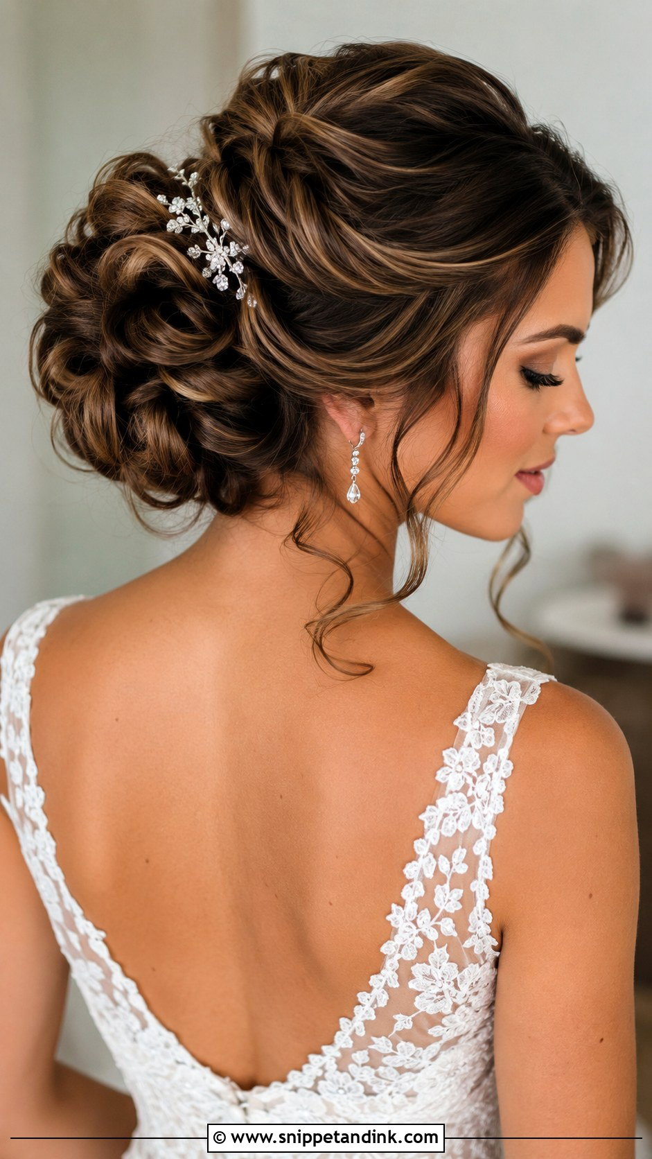 Textured Wedding Updo For Long Hair - Snippet and Ink - 15 Upstyles for Long Hair Wedding