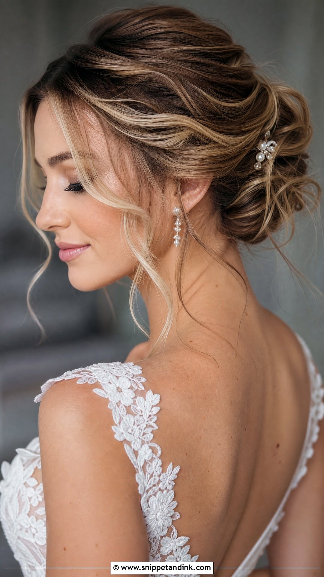 Textured Wedding Updo - Snippet and Ink - 20 Romantic Wedding Hair Updo Ideas