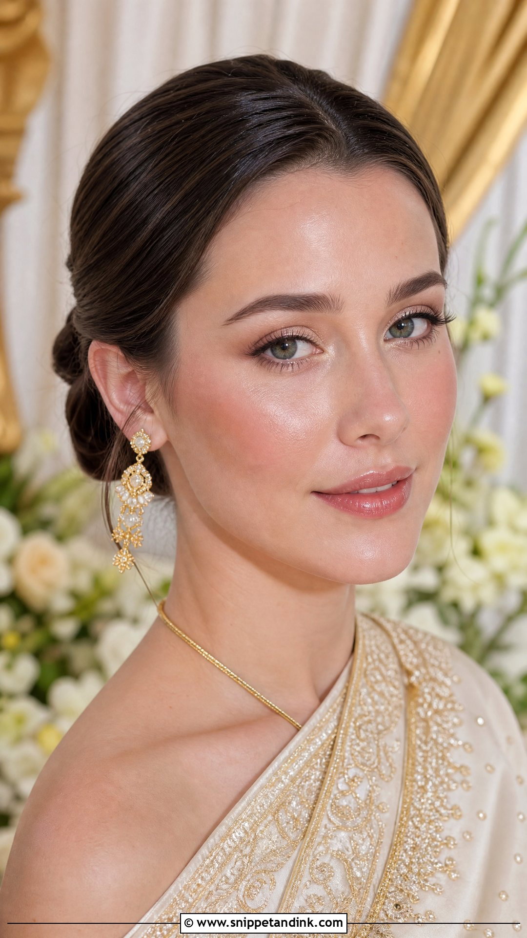 Thai Bridal Makeup With Dewy Skin - Snippet and Ink - 25 Thai Bridal Makeup Ideas