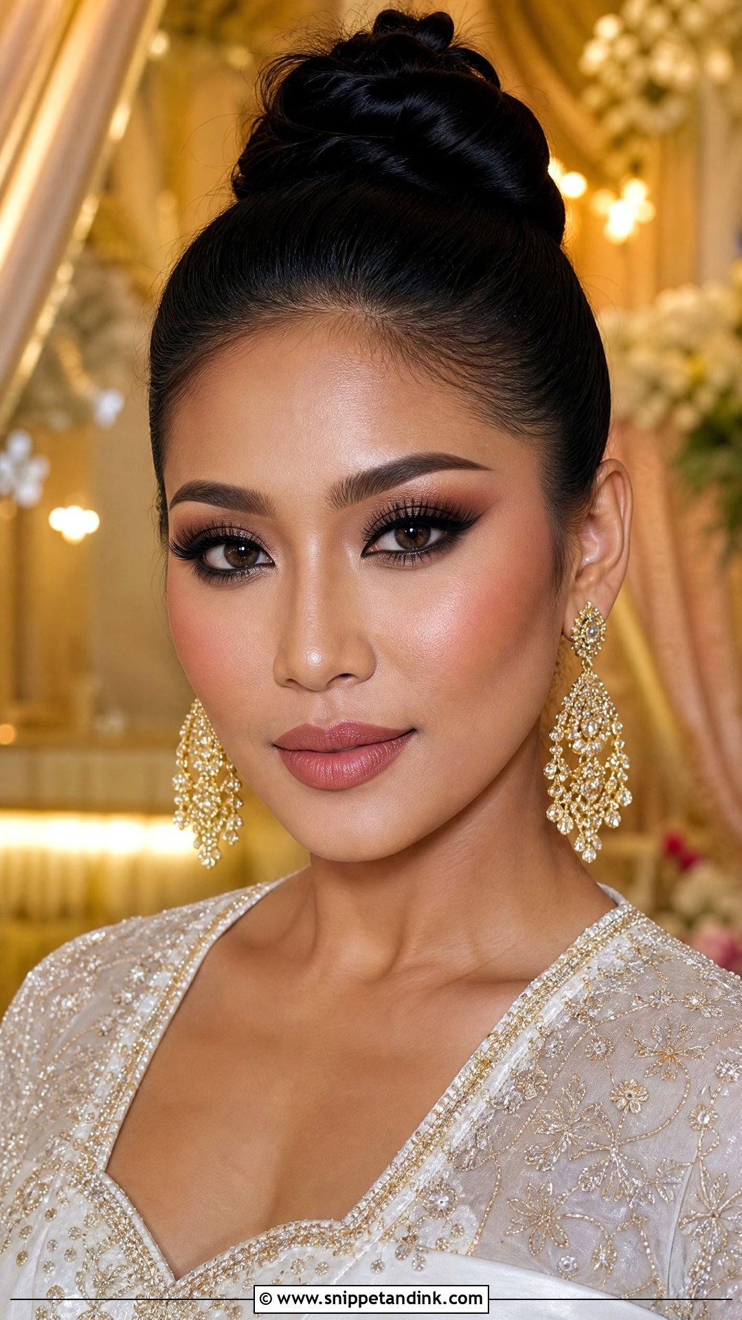 Thai Bridal Makeup With Full Glam - Snippet and Ink - 25 Thai Bridal Makeup Ideas