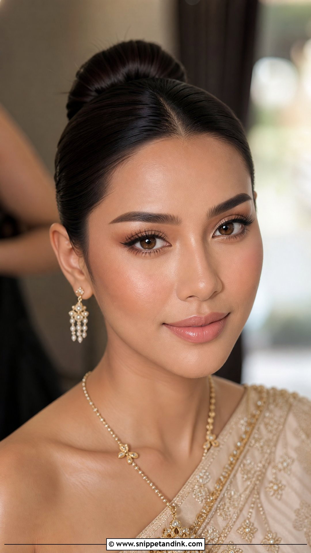 Thai Bridal Makeup With Matte Skin - Snippet and Ink - 25 Thai Wedding Makeup Looks