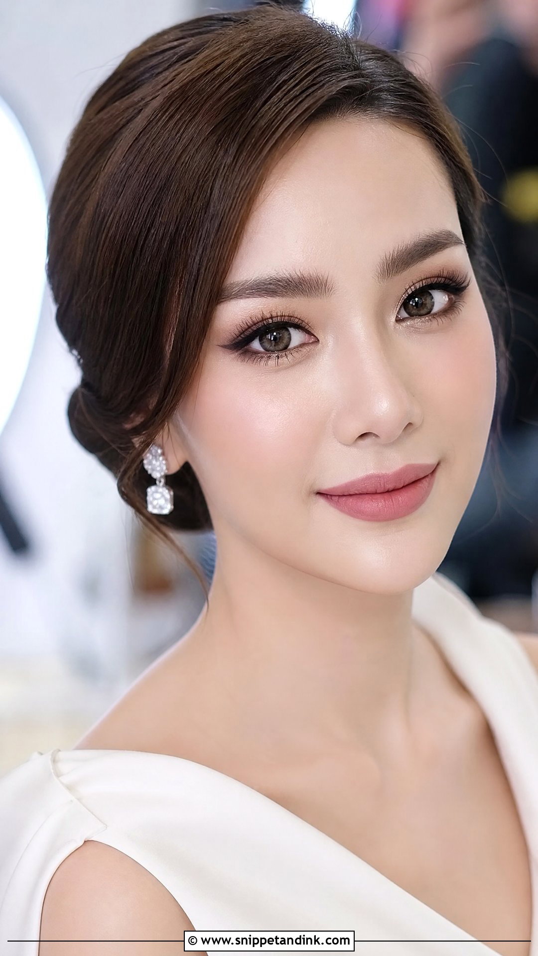 Thai Bridal Makeup With Mauve Lips - Snippet and Ink - 25 Thai Wedding Makeup Looks