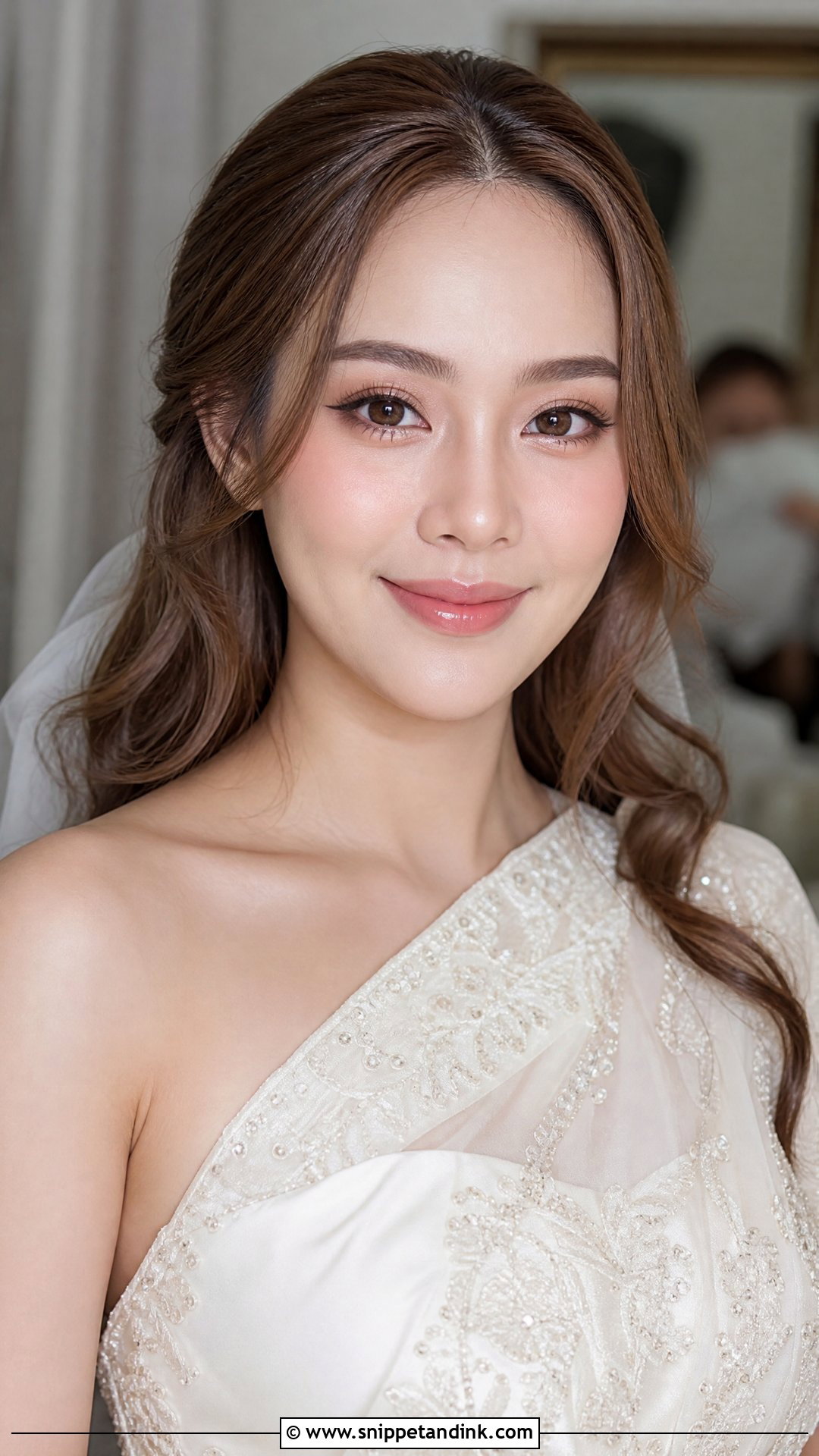 Thai Bridal Makeup With Natural Lashes - Snippet and Ink - 25 Thai Wedding Makeup Looks