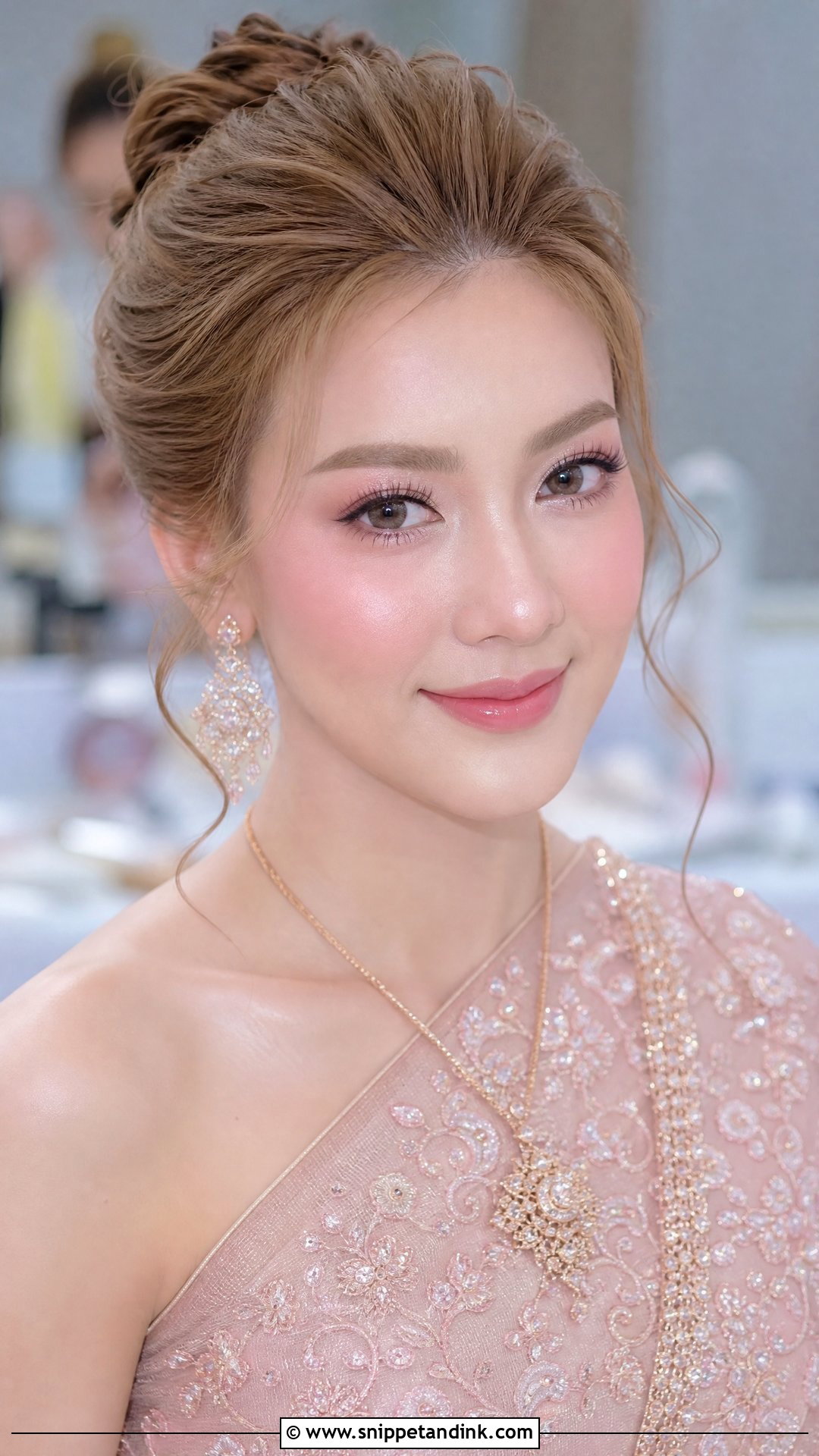 Thai Bridal Makeup With Pink Blush - Snippet and Ink - 25 Thai Wedding Makeup Looks