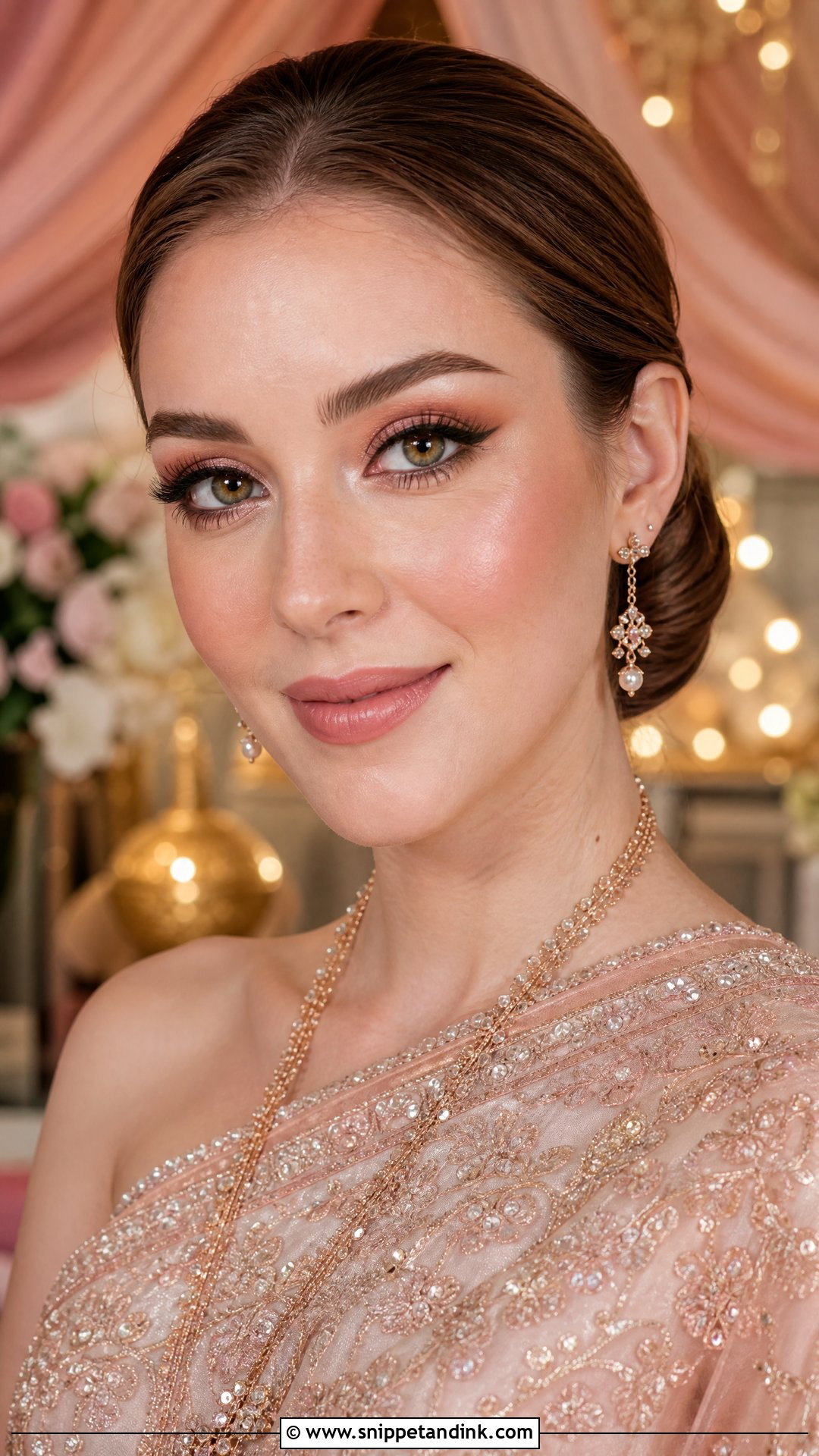 Thai Bridal Makeup With Rose Gold - Snippet and Ink - 25 Thai Bridal Makeup Ideas