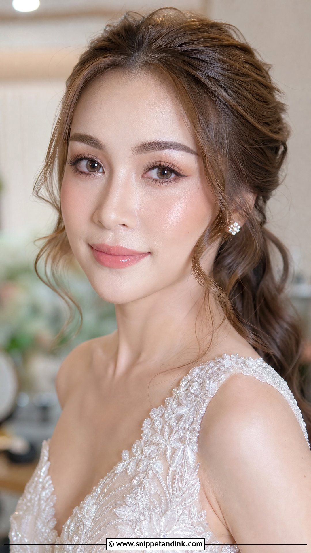 Thai Bridal Makeup With Soft Shimmer - Snippet and Ink - 25 Thai Wedding Makeup Looks