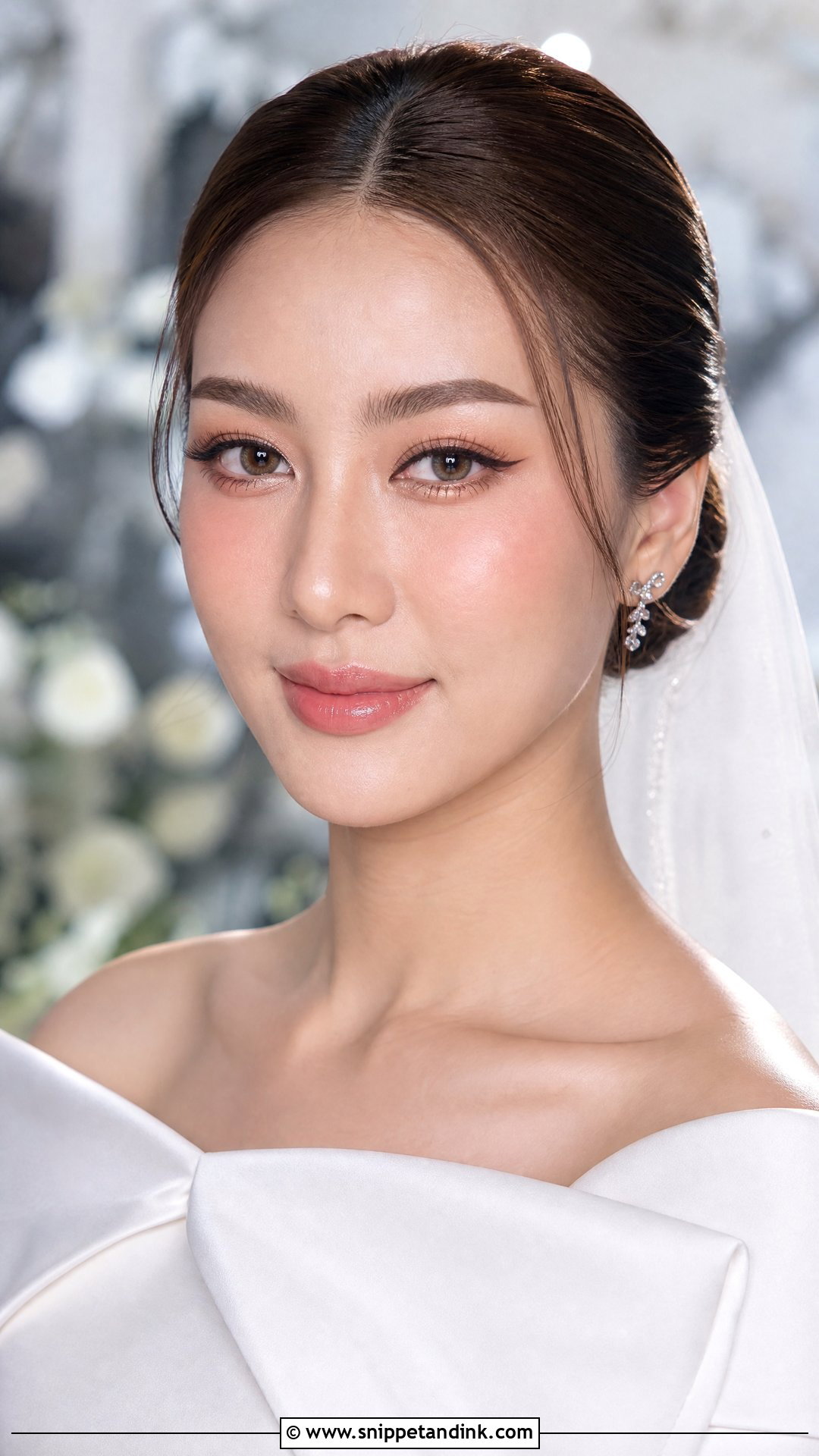 Thai Bridal Makeup With Winged Liner - Snippet and Ink - 25 Thai Wedding Makeup Looks