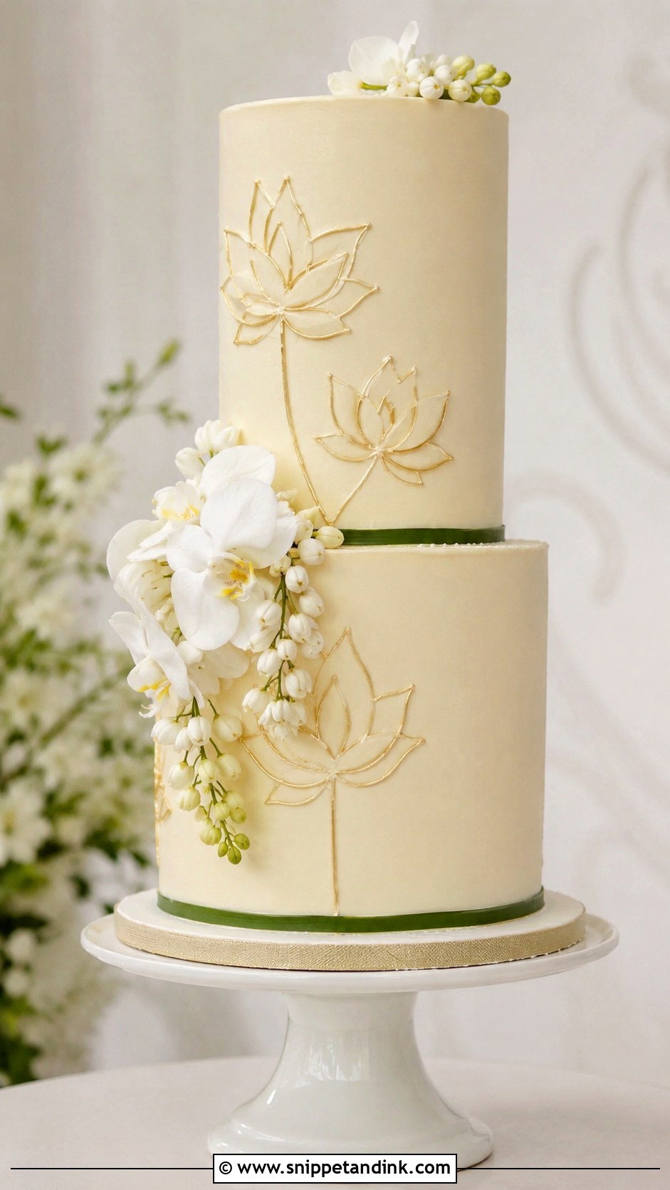 Thai Modern Wedding Cake - Snippet and Ink - 20 Thai Wedding Cake Ideas