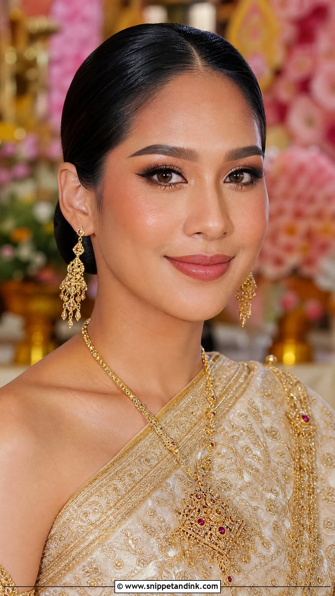 Thai Traditional Wedding Makeup - Snippet and Ink - 25 Thailand Wedding Makeup Look Ideas