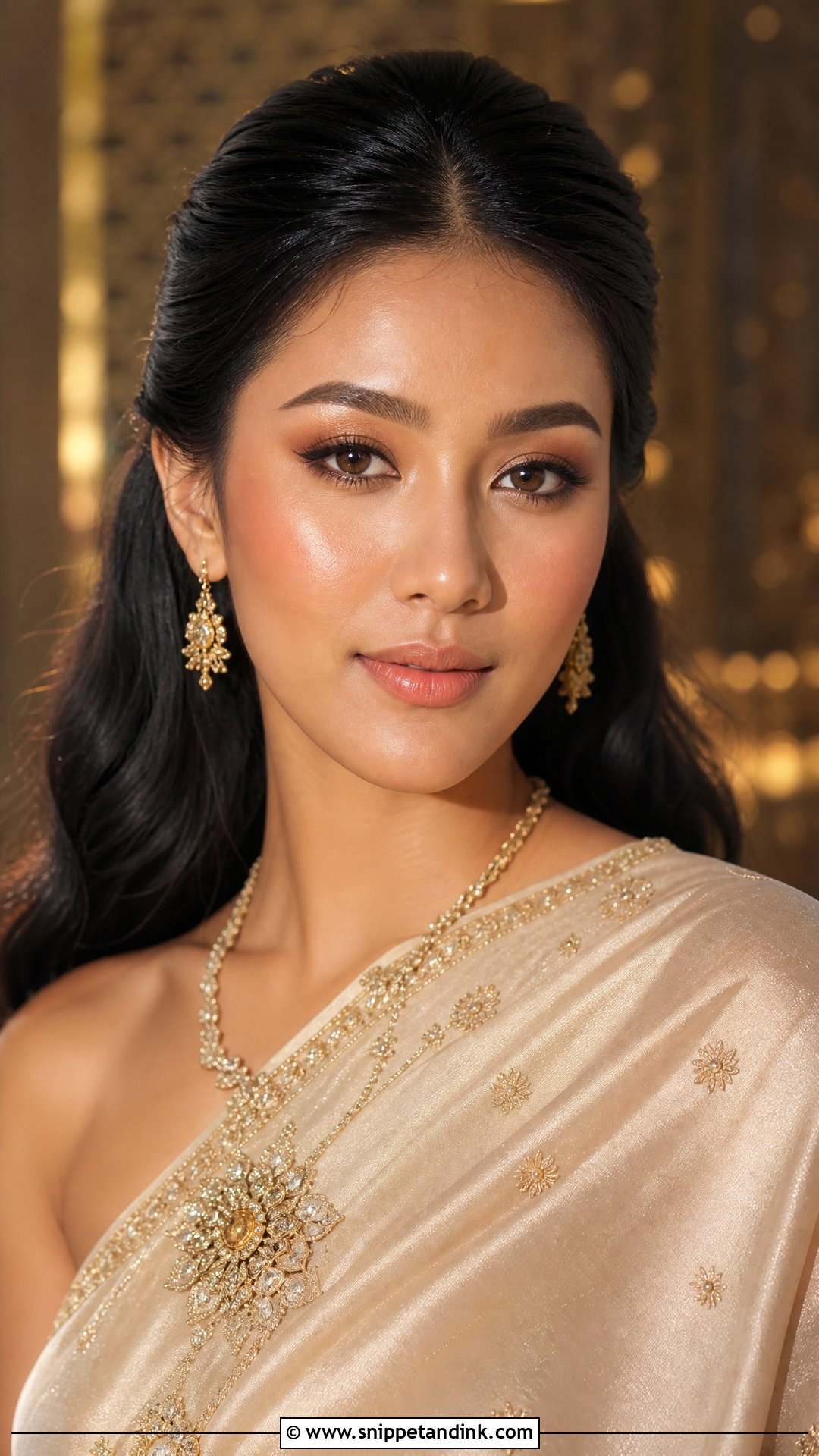 Thai Wedding Makeup With Bronze Eyes - Snippet and Ink - 20 Thai Makeup Wedding Ideas