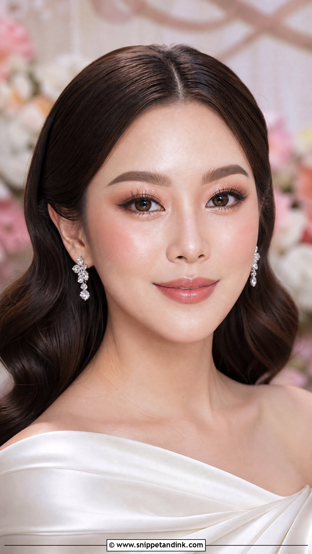 Thai Wedding Makeup With Full Lashes - Snippet and Ink - 20 Thai Makeup Wedding Ideas