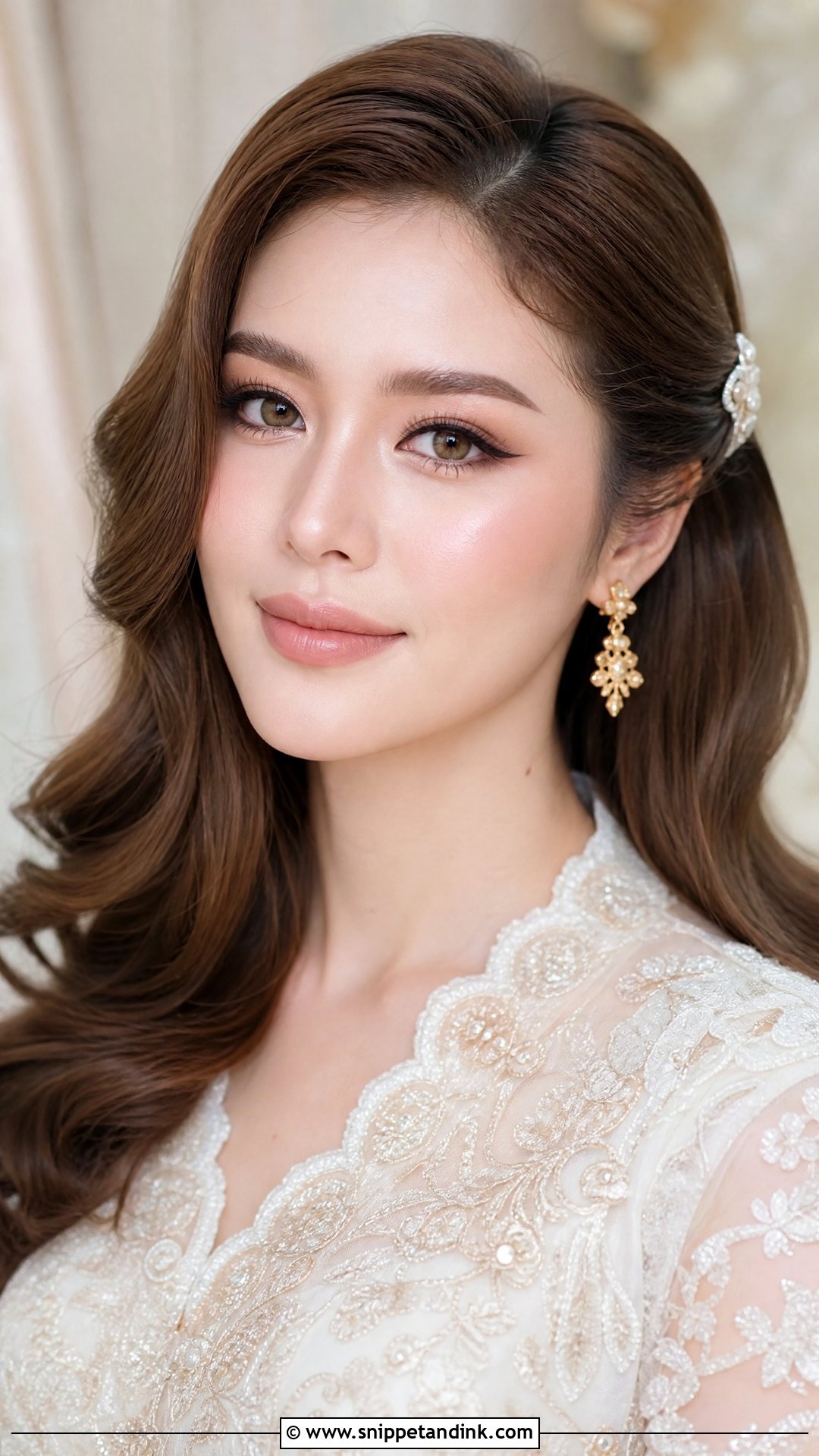 Thai Wedding Makeup With Nude Lips - Snippet and Ink - 20 Thai Makeup Wedding Ideas
