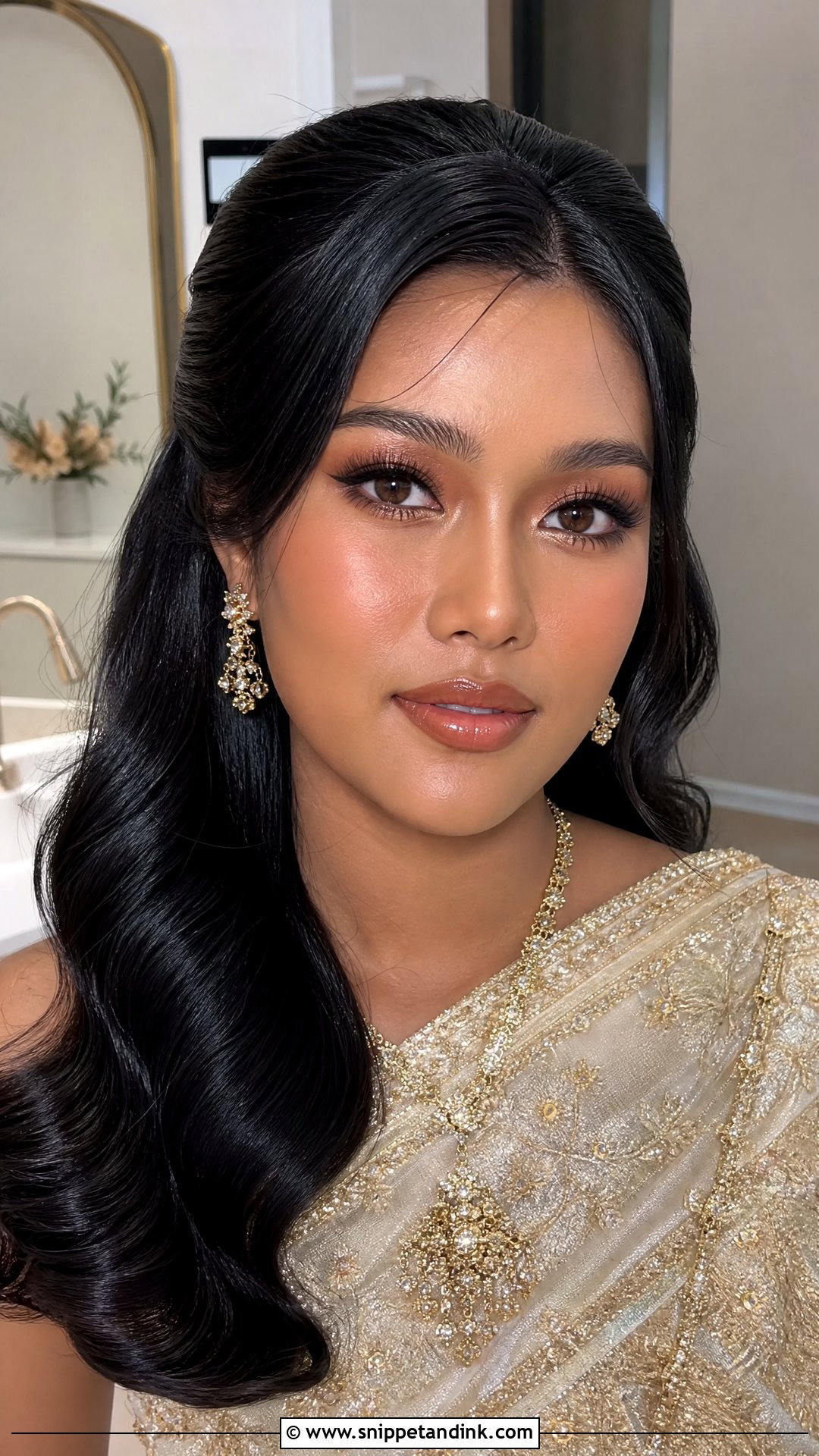 Thai Wedding Makeup With Soft Brown Lips - Snippet and Ink - 25 Thai Wedding Makeup Looks