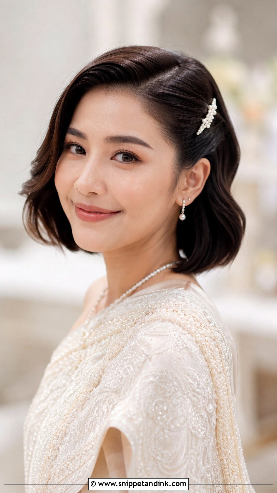Thai Wedding Short Hair - Snippet and Ink - 15 Thai Wedding Hair Ideas